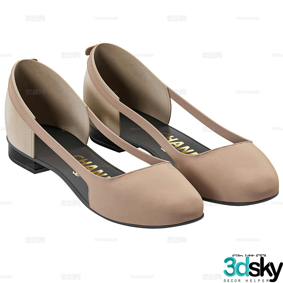 Women’s casual shoes 3d model