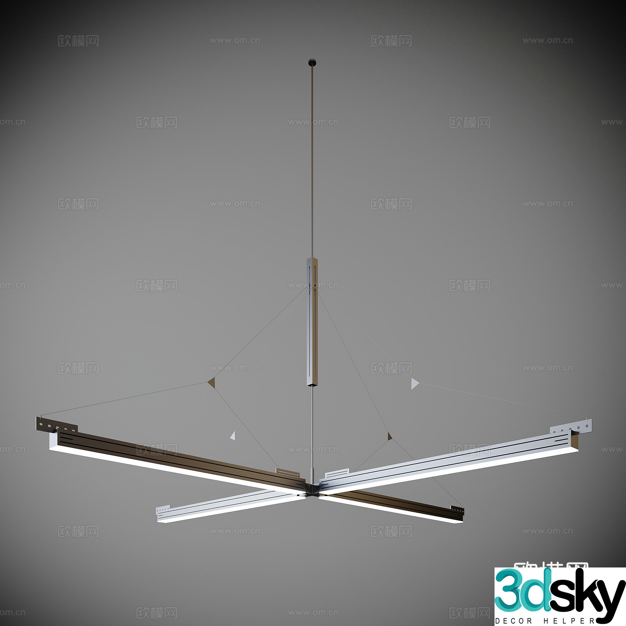 Chandelier Glass Chandelier Metal Chandelier Restaurant Chandelier Art Chandelier 3D Model