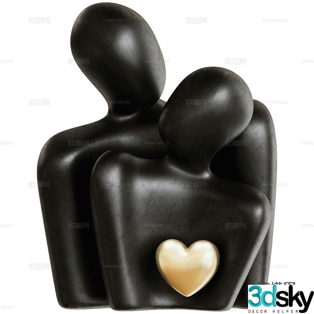 Modern decorations Decorative ornaments Sculpture Desktop ornaments Engraving 3d model