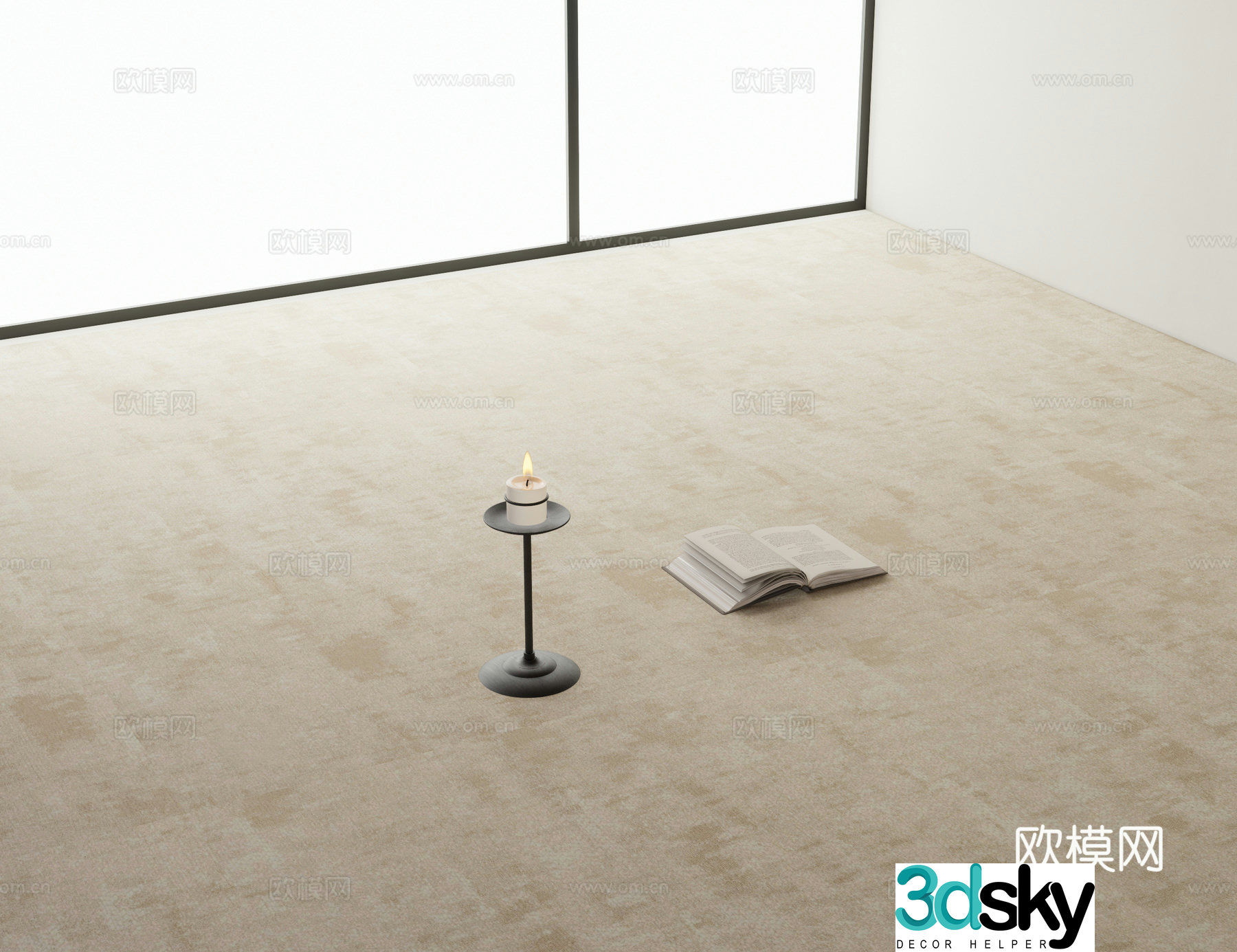 Modern carpet Office carpet Living room carpet 3d model