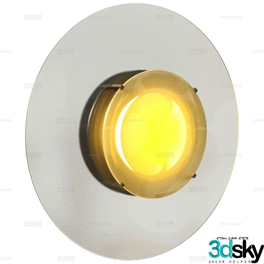 Catrinel modern wall lamp glass wall lamp acrylic wall lamp internet celebrity wall lamp 3d model