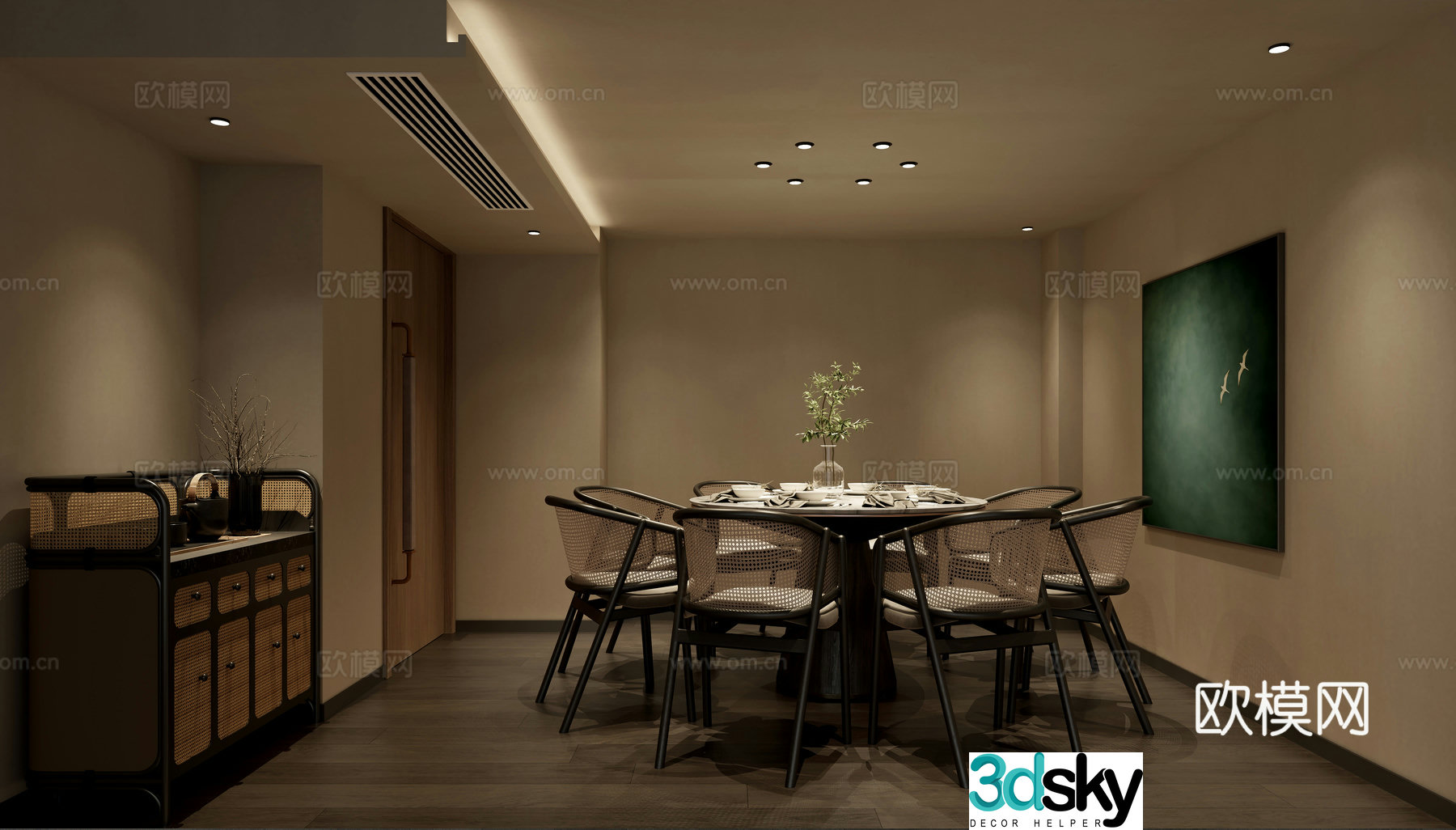 Private room 3D model
