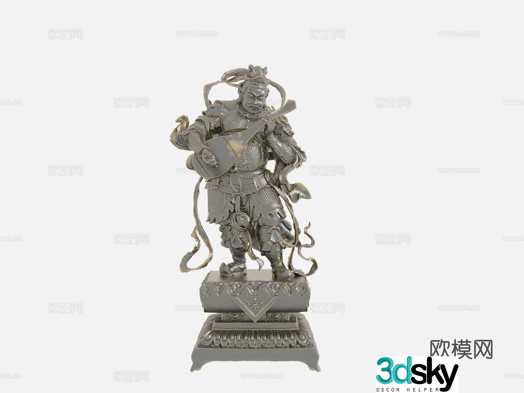 Virtual character ornaments Black myth Wukong ornaments Black myth Four Heavenly Kings Character Figure 3D Model