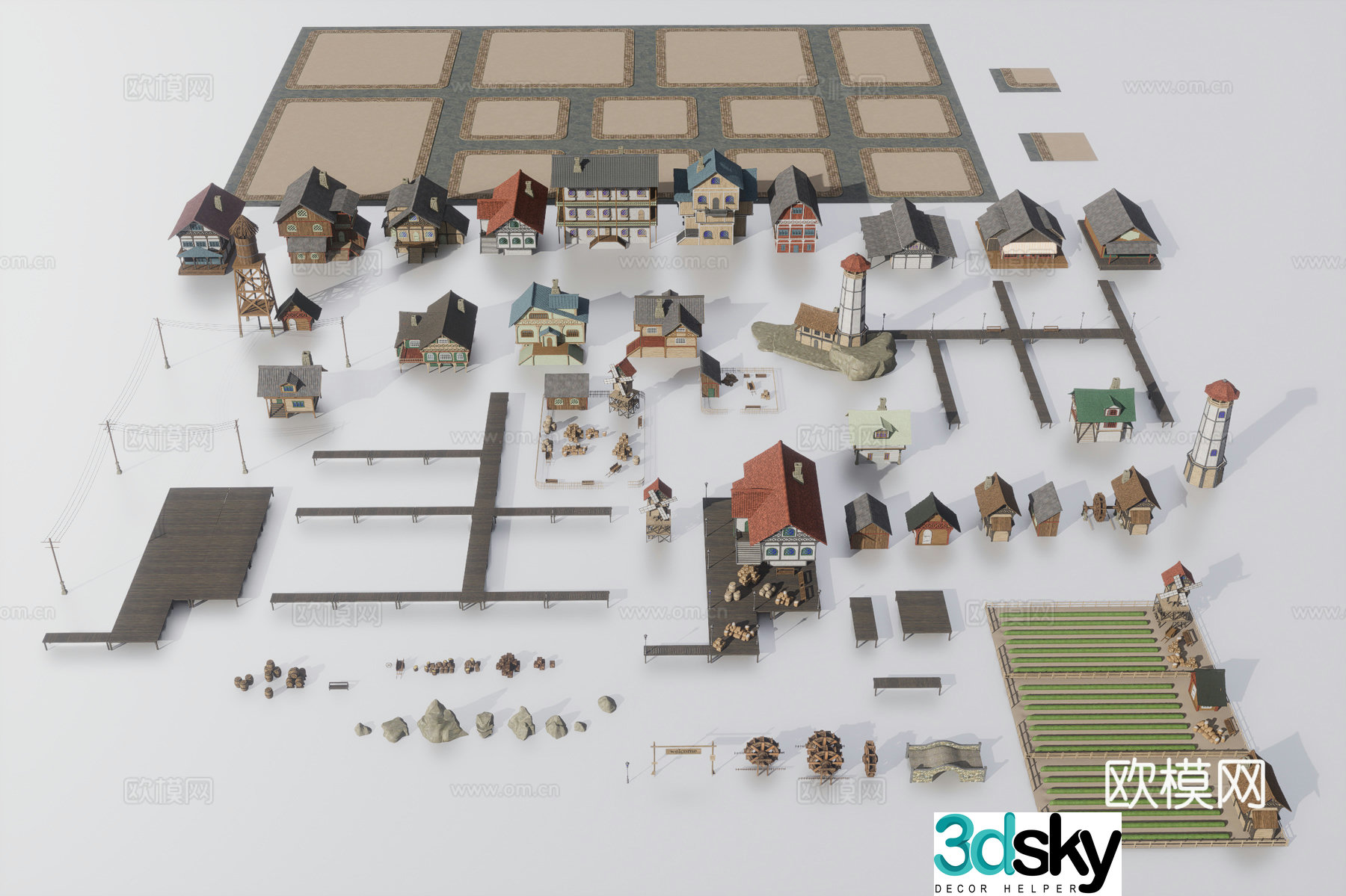 Country house 3d model