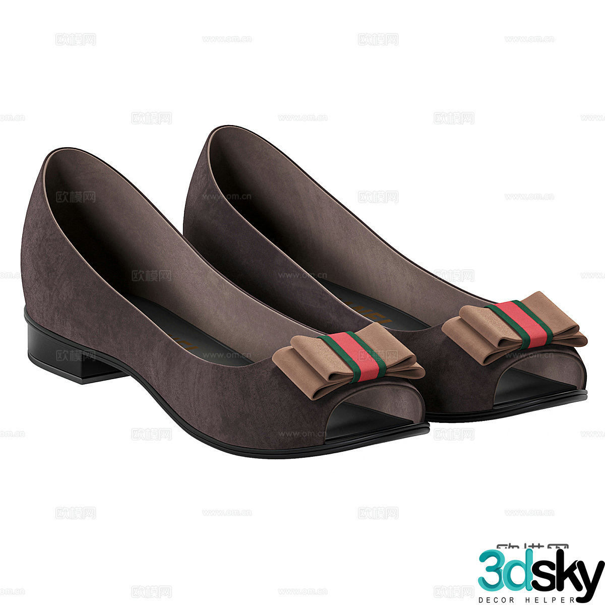 Women’s casual shoes 3d model