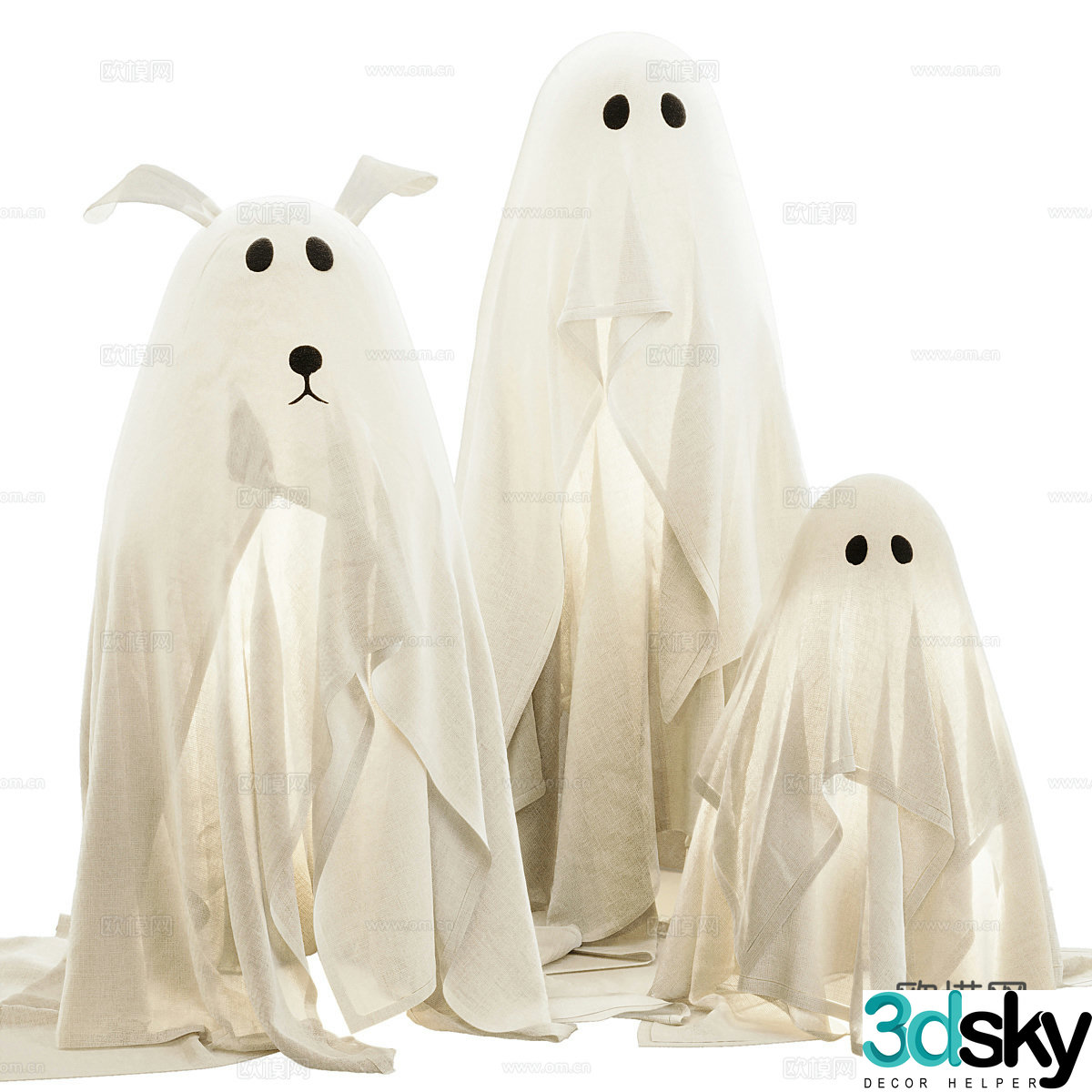Pottery Barn Ghost 3d Model