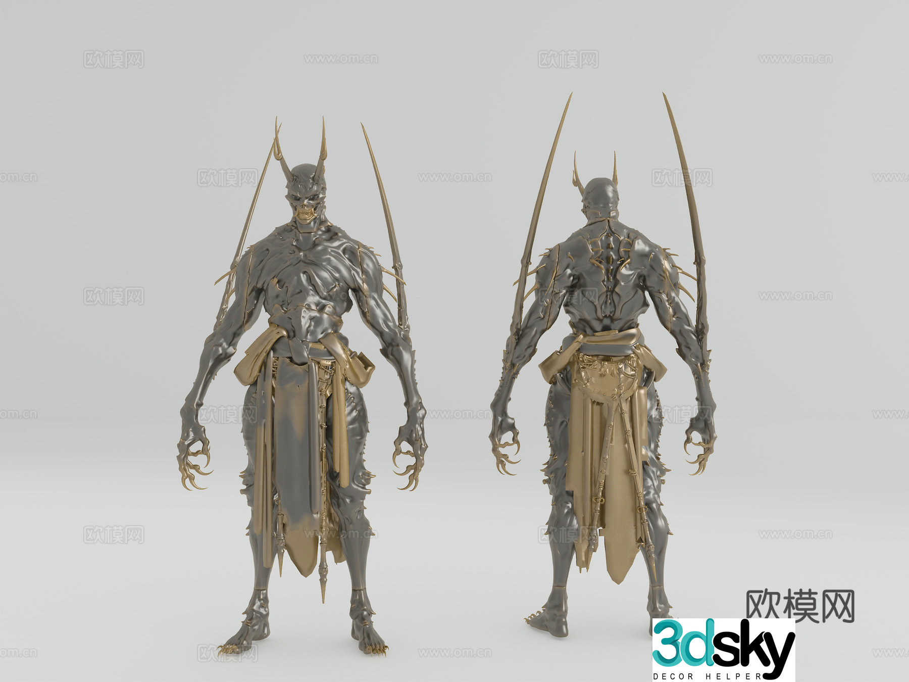 Virtual character ornaments Black myth Wukong ornaments Black myth Yasha ornaments Character figure 3D model