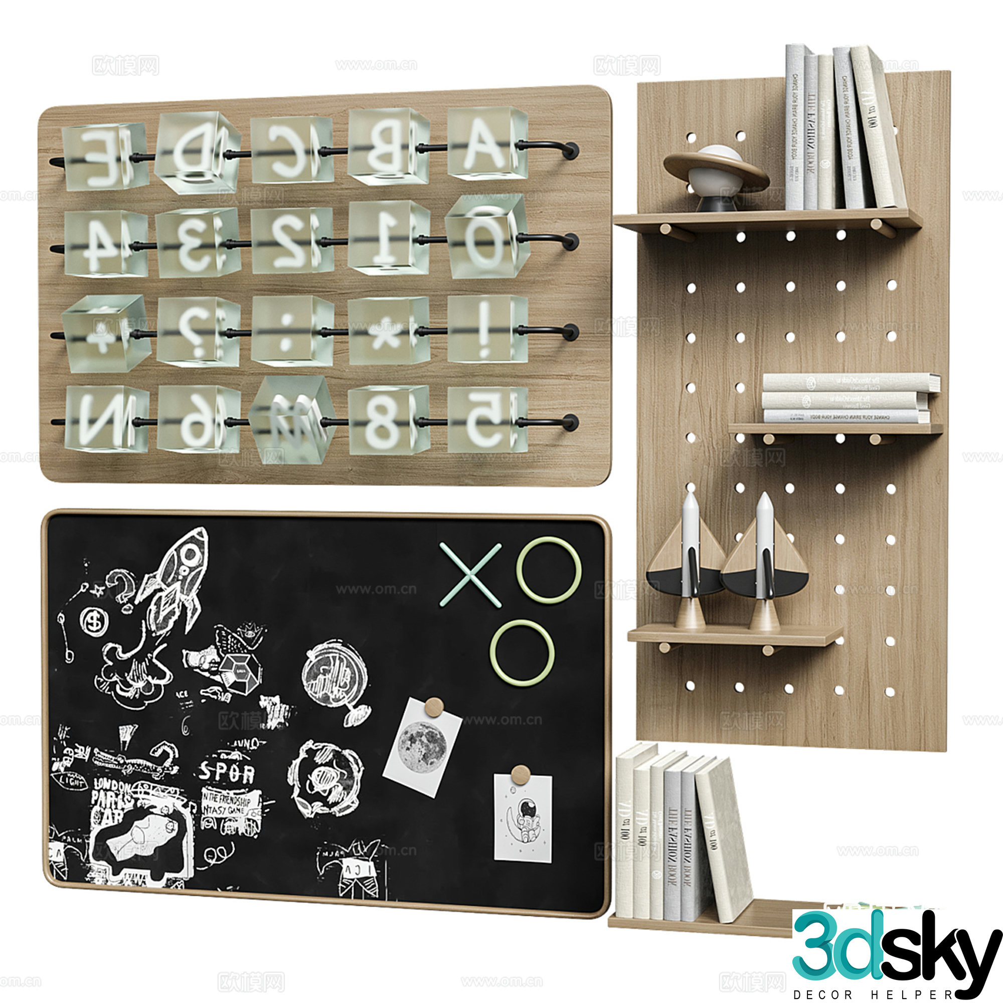 3D model of medieval wall decoration pendant