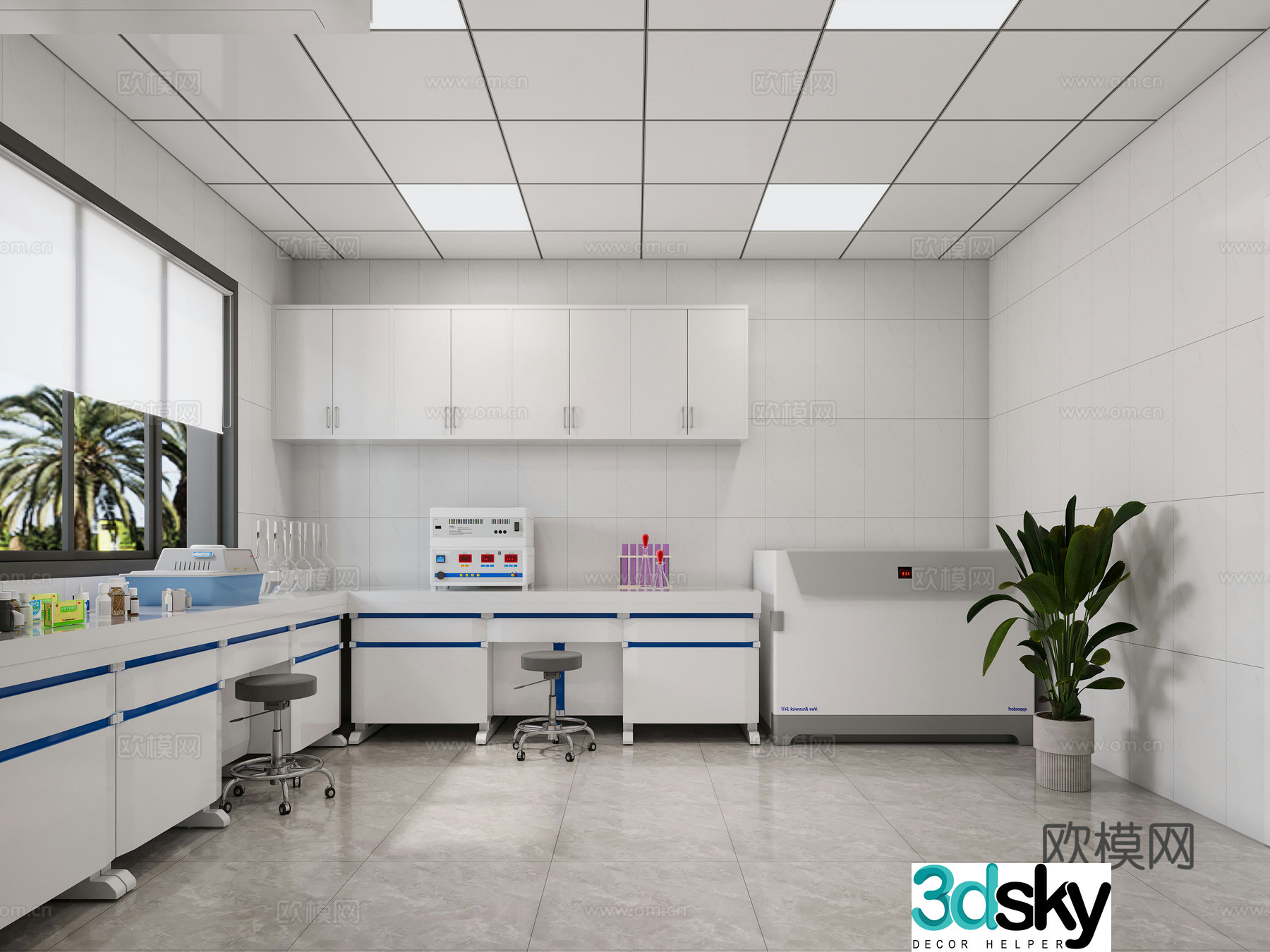 3D model of hospital blood draw