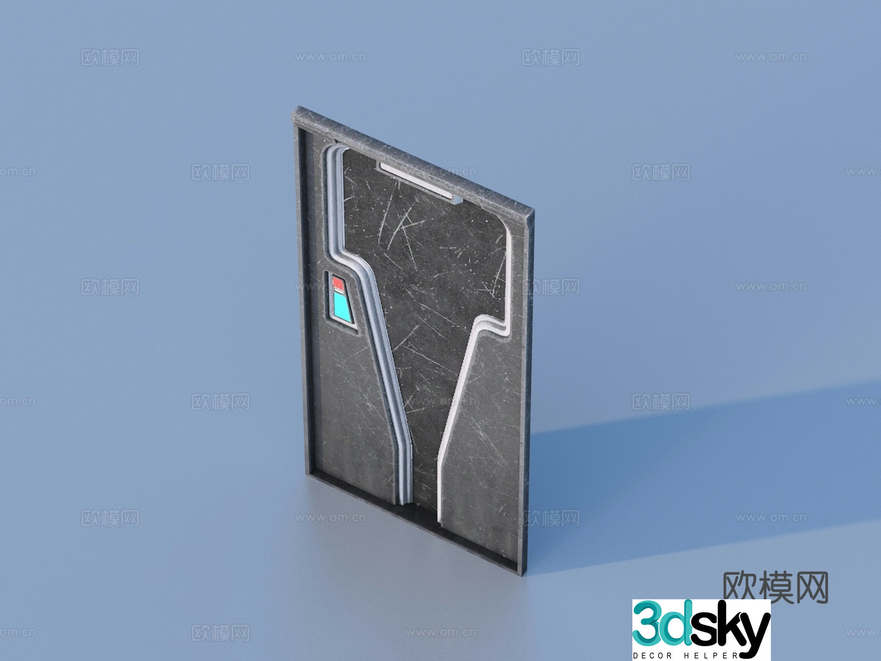 Door Iron Door Door 3D Model