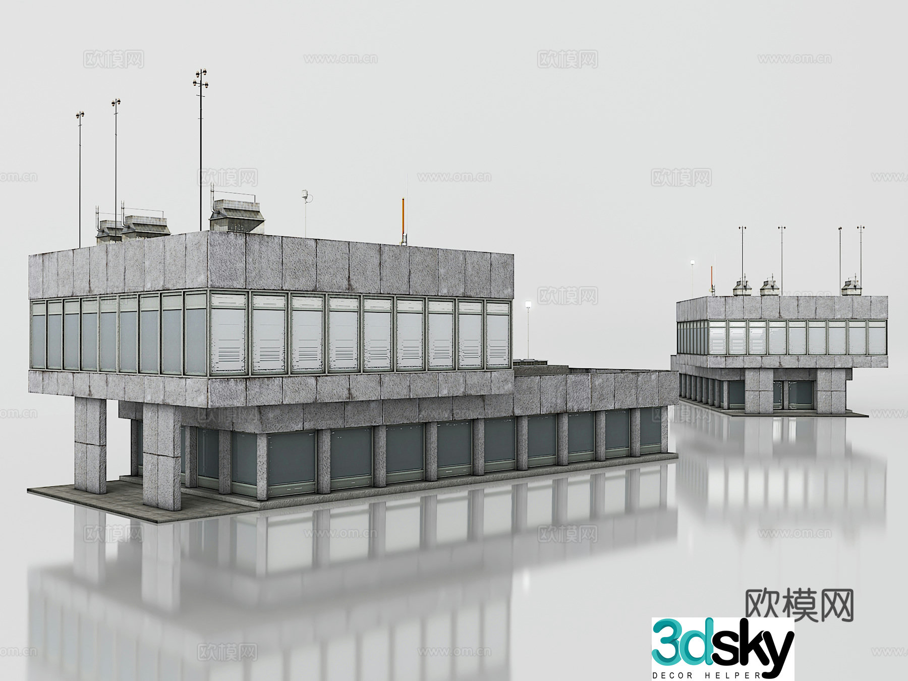 Office building 3d model