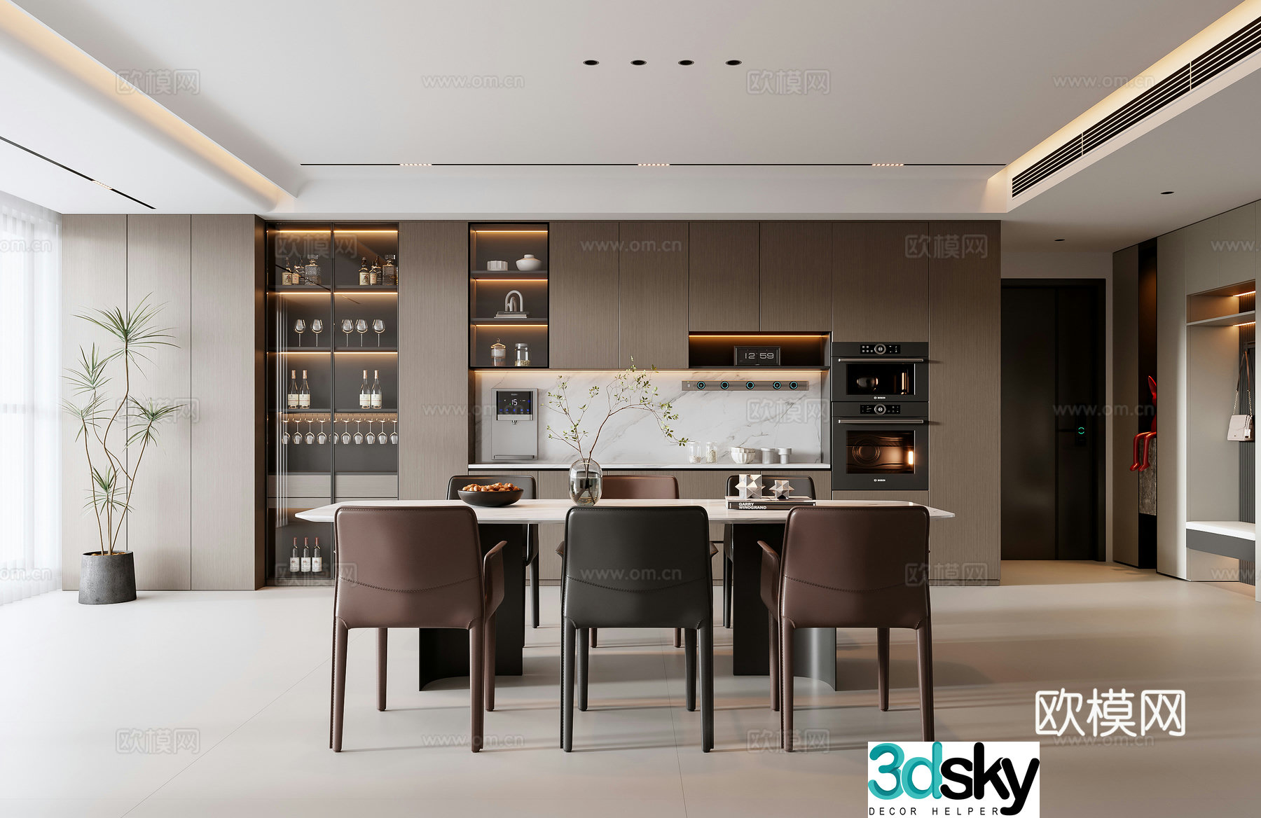 Italian restaurant 3d model
