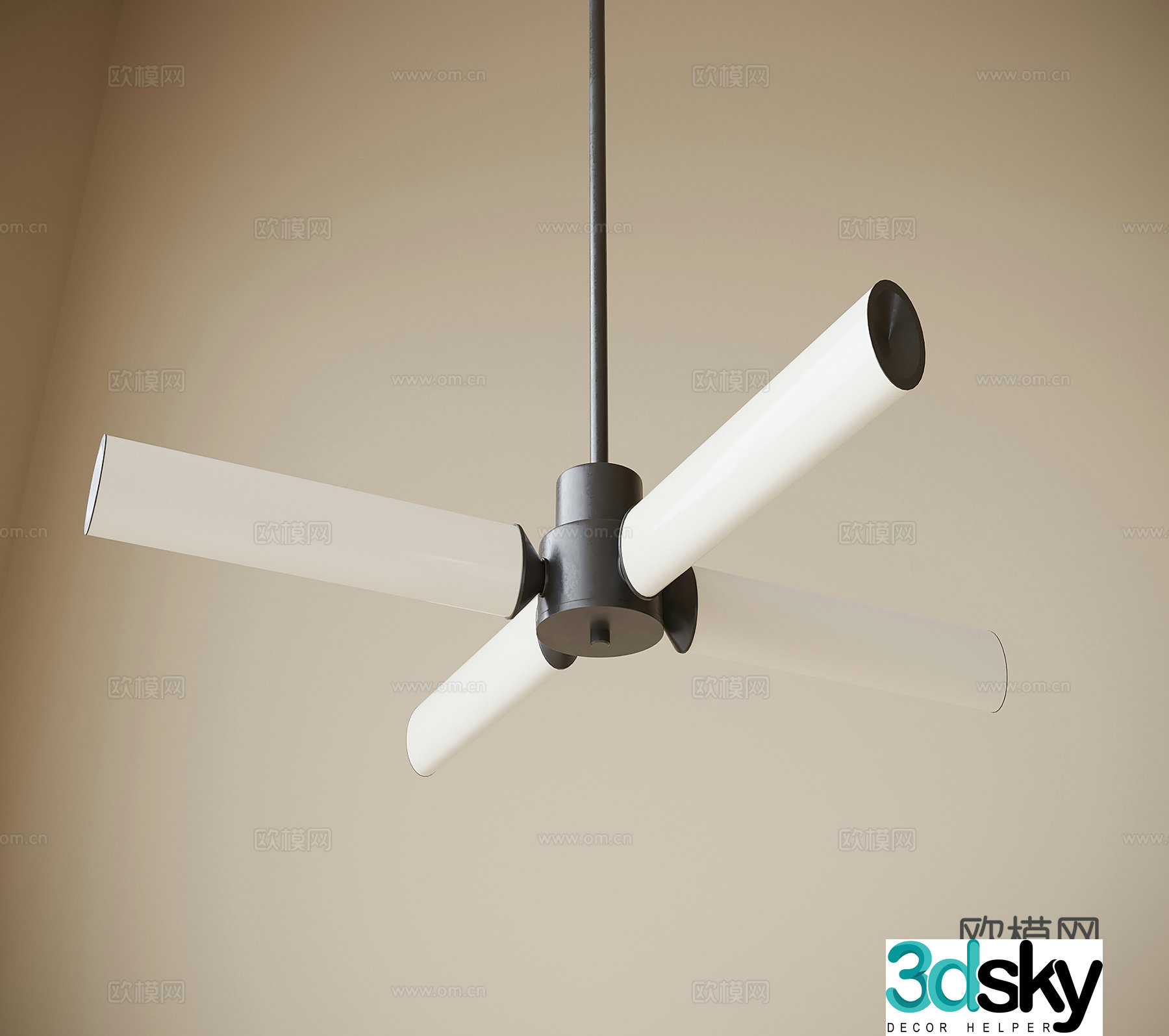 Modern Chandelier Bedroom Chandelier Restaurant Chandelier 3D Model