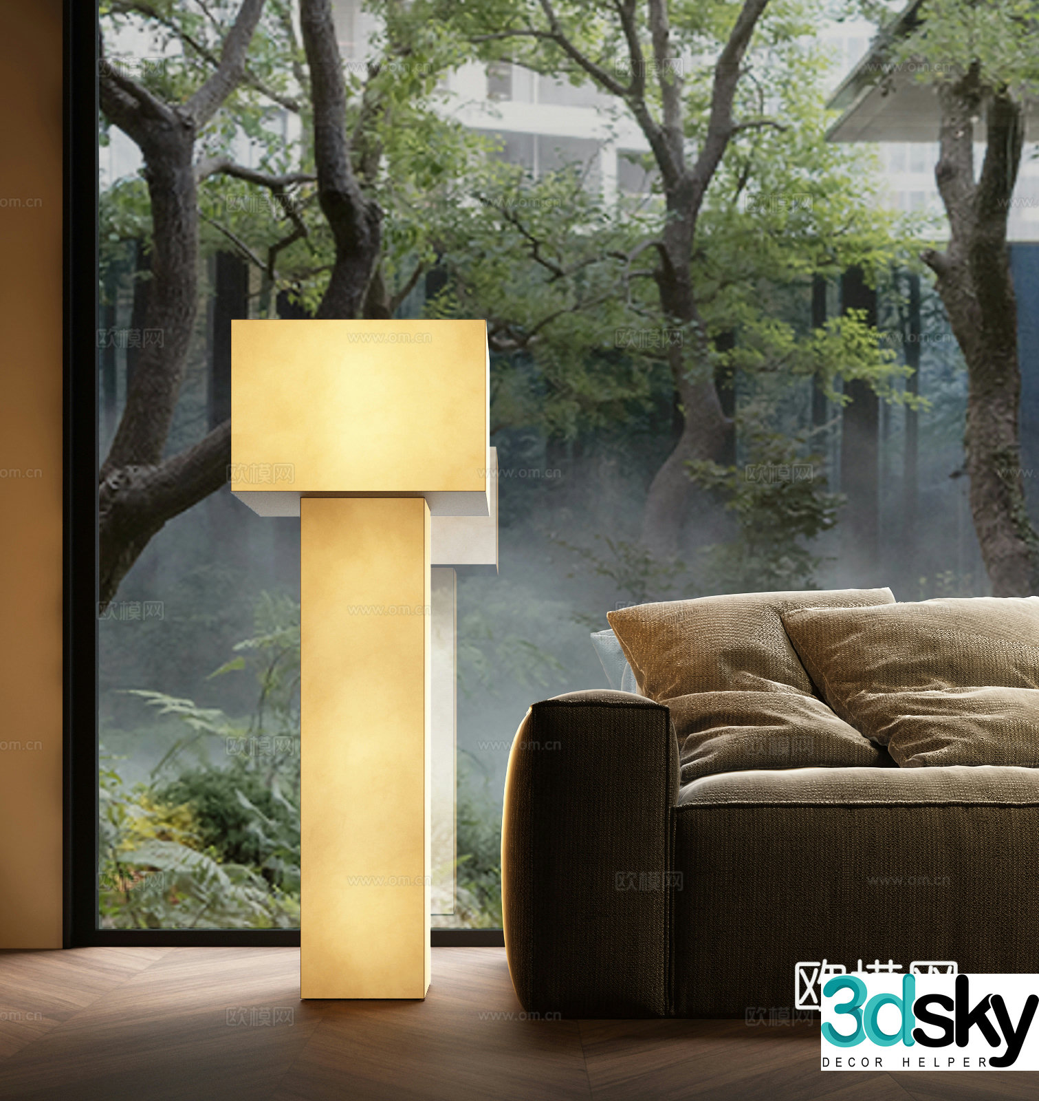 Modern Italian floor lamp Italian floor lamp Modern floor lamp 3d model