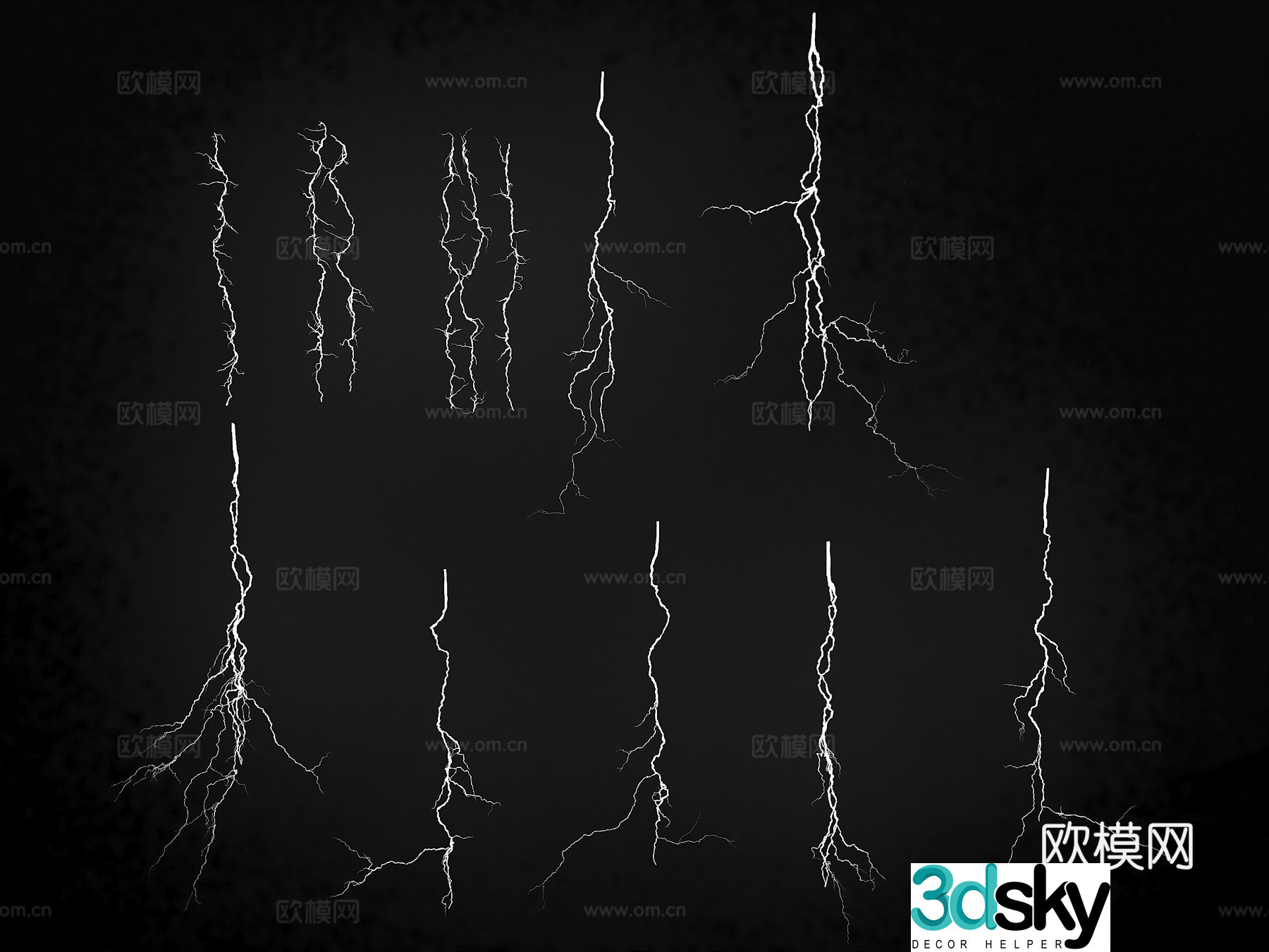 Thunder lightning lightning lightning thunder thunder animation lightning thunder 3d model