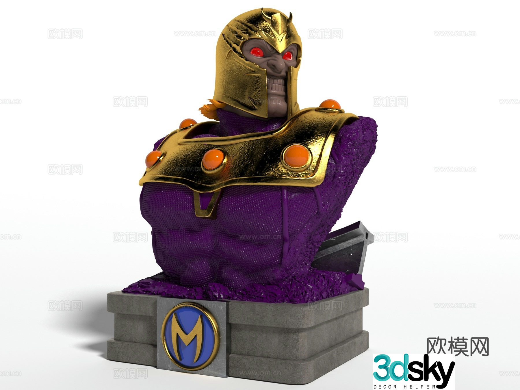 Modern style film and television figure 3d model