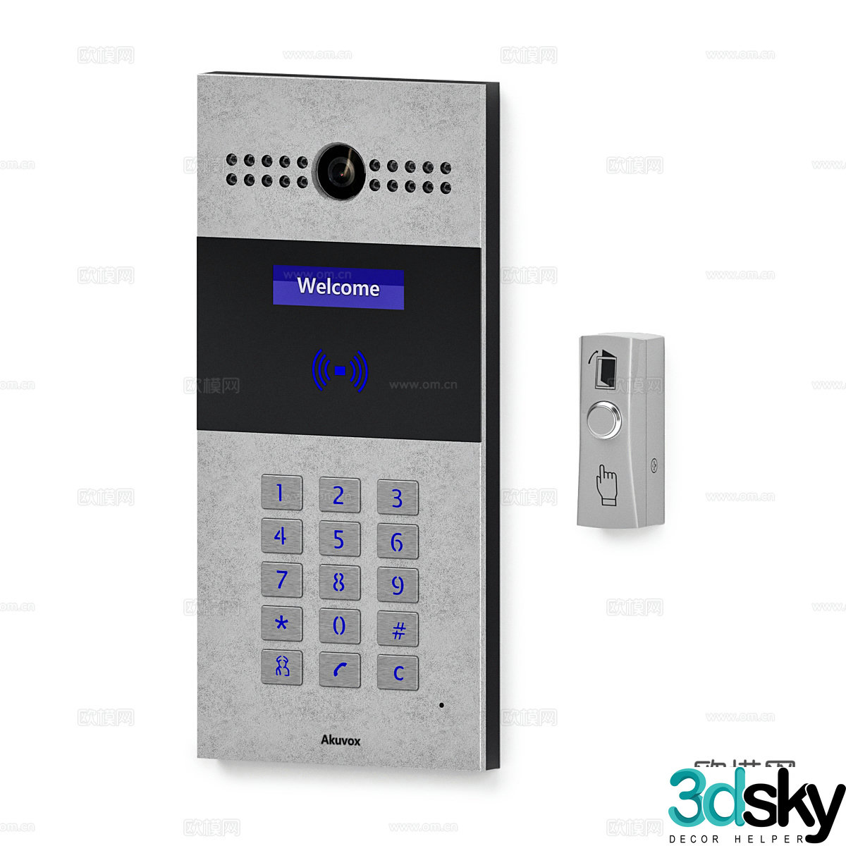 Intercom Building Intercom 3D Model