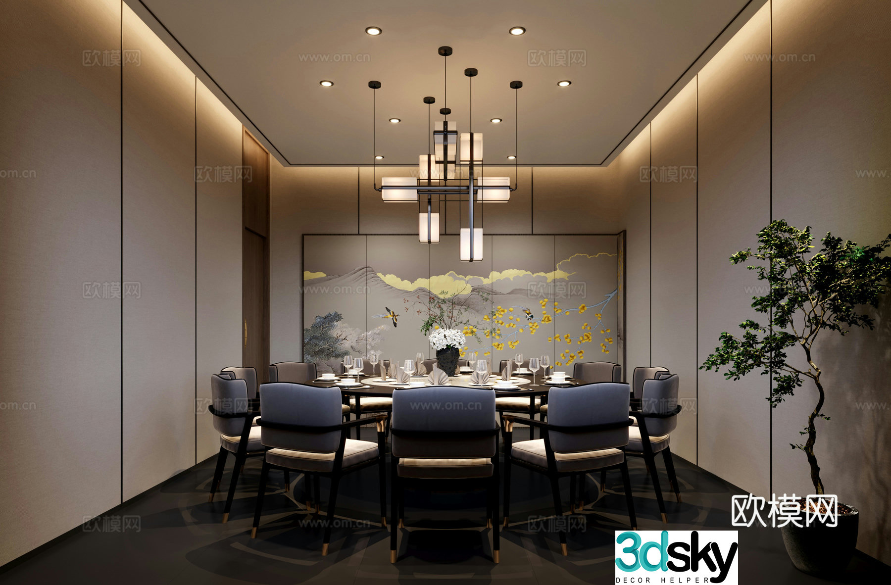 Private room 3D model