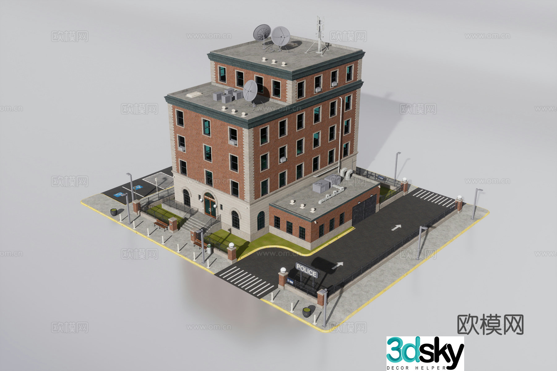 Office building 3d model