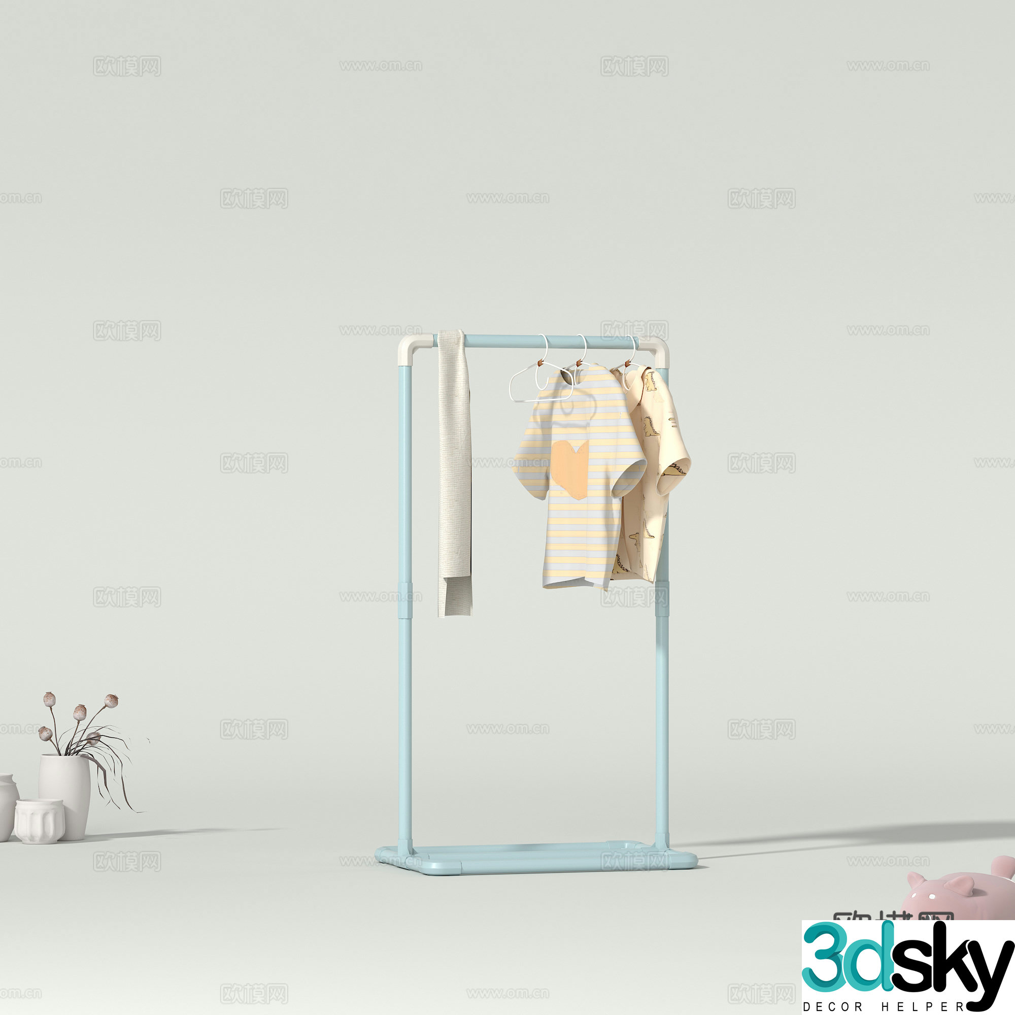 Children’s Clothes Hanger Children’s Clothes 3D Model