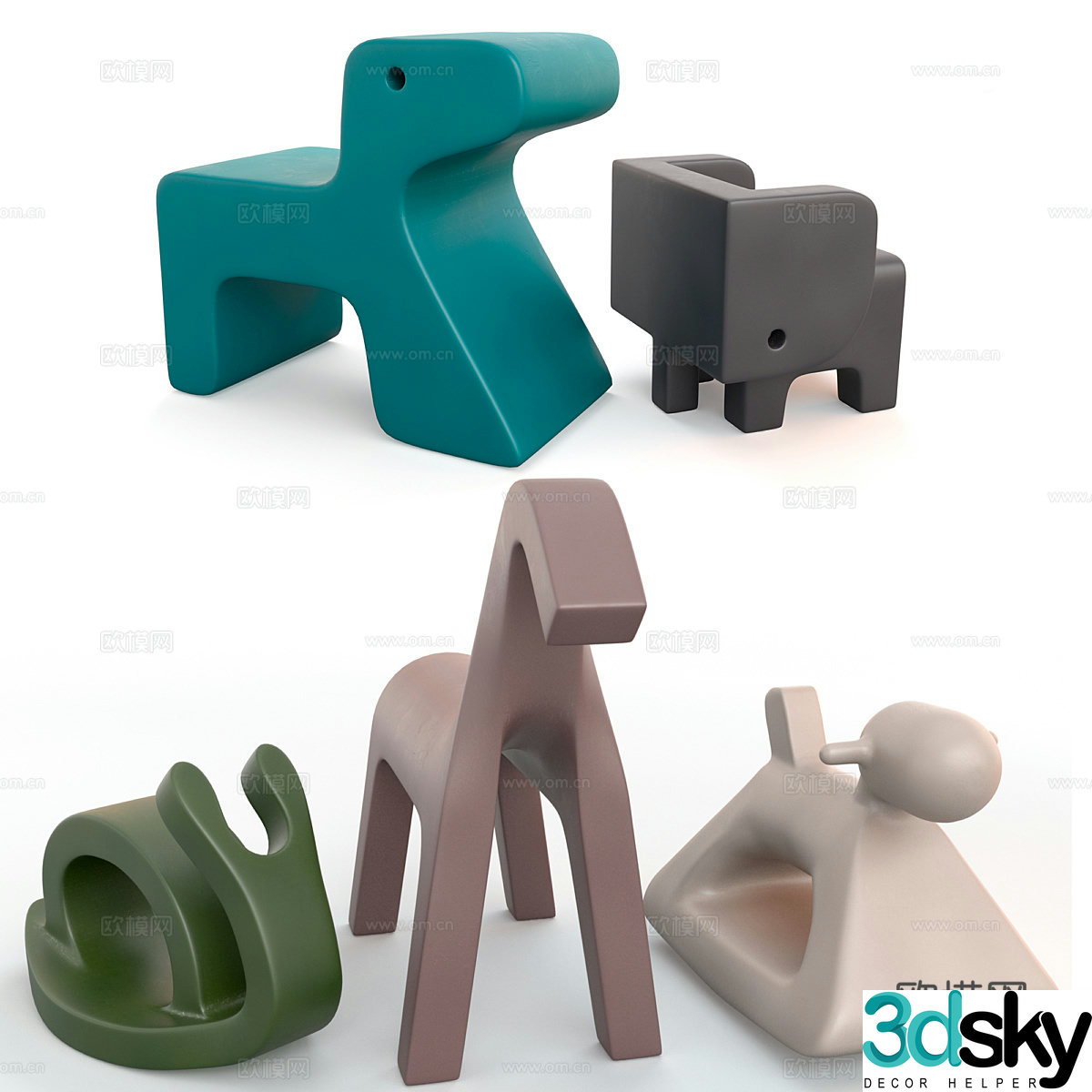 Children’s toy Trojan 3d model