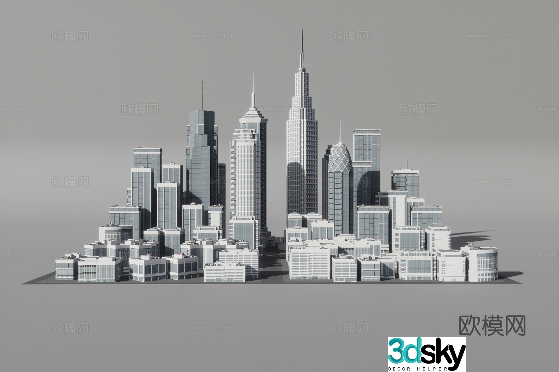 3D model of urban building complex