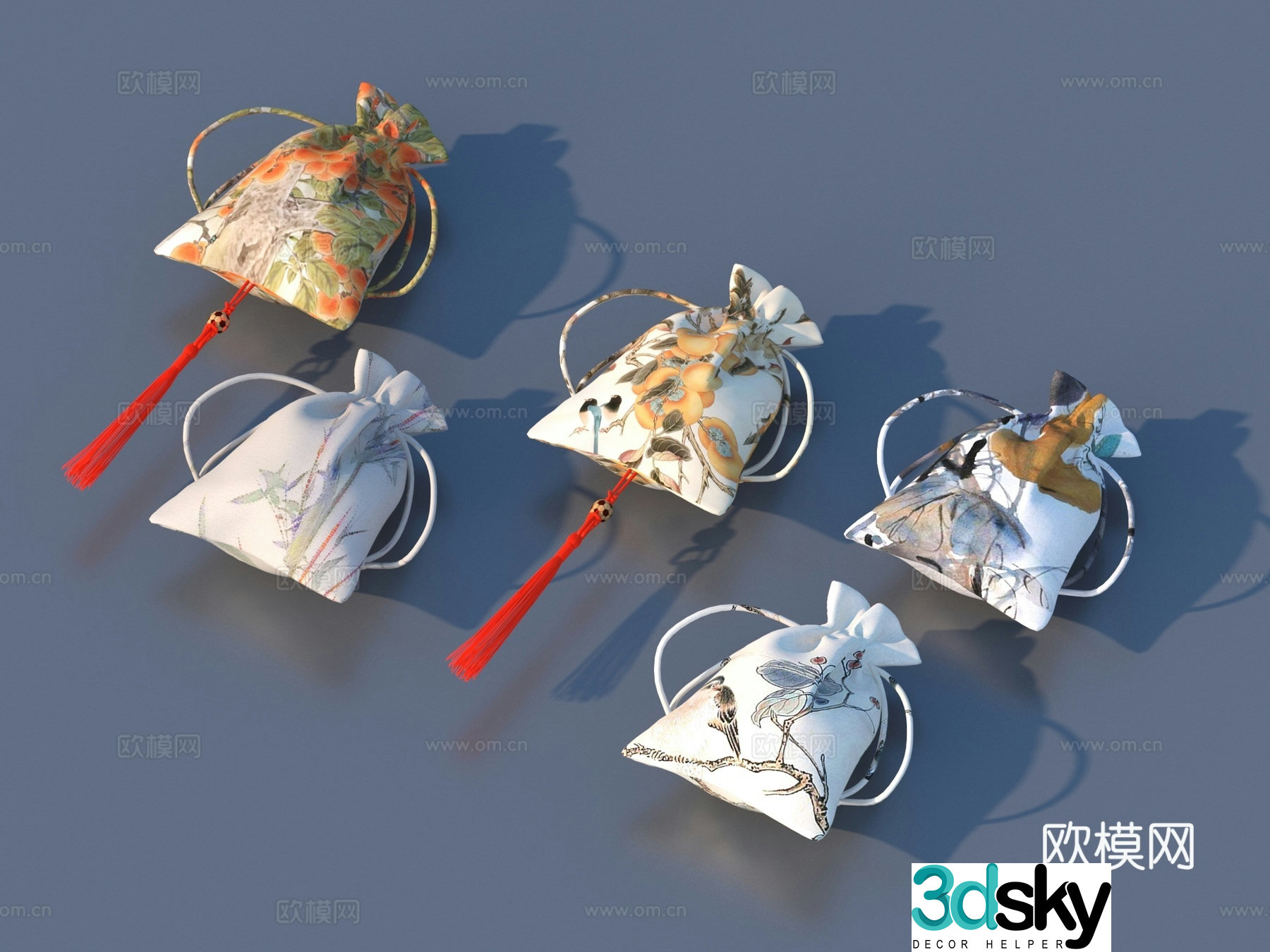 Sachet Bag Tips Accessories Sachet 3D Model