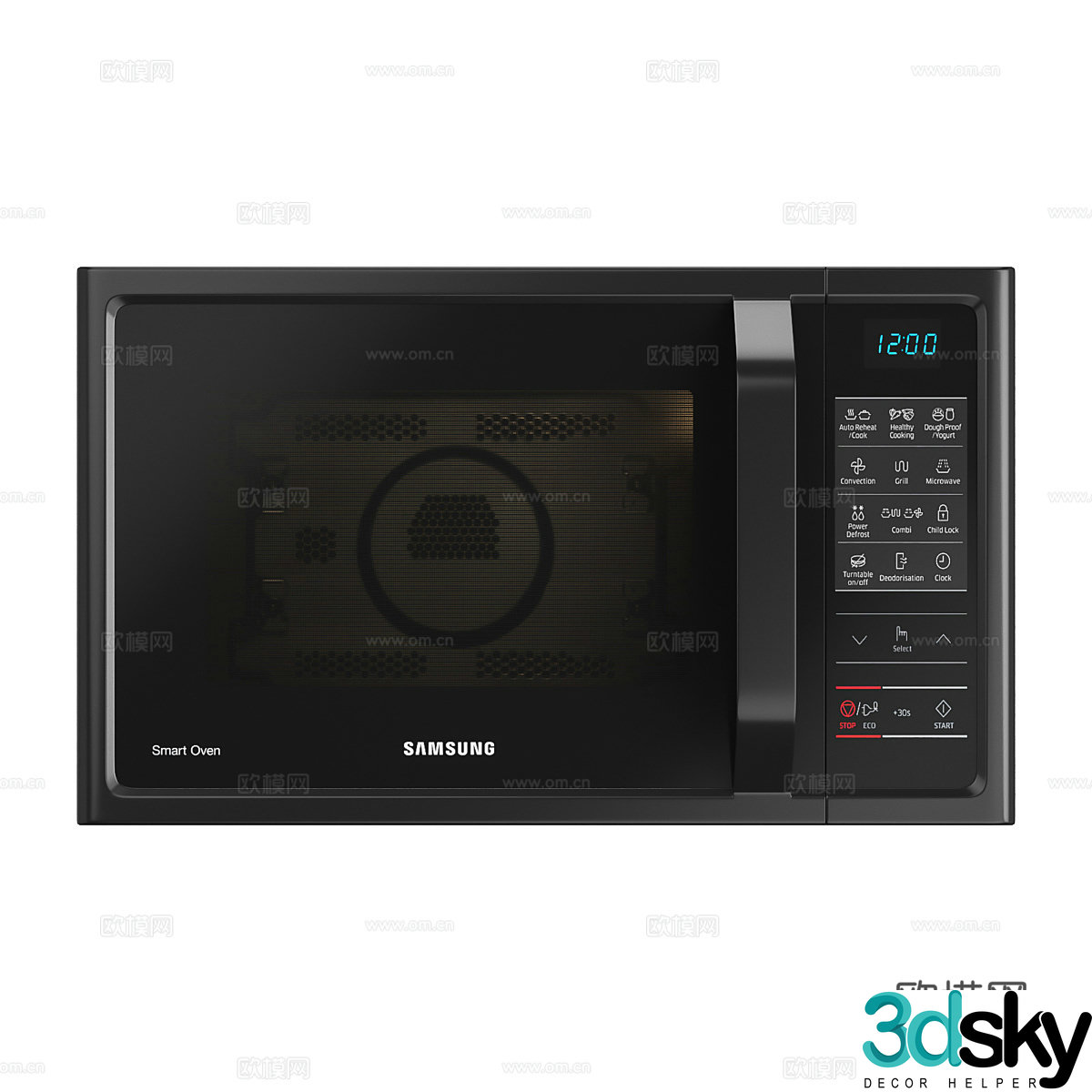Samsung microwave oven 3d model
