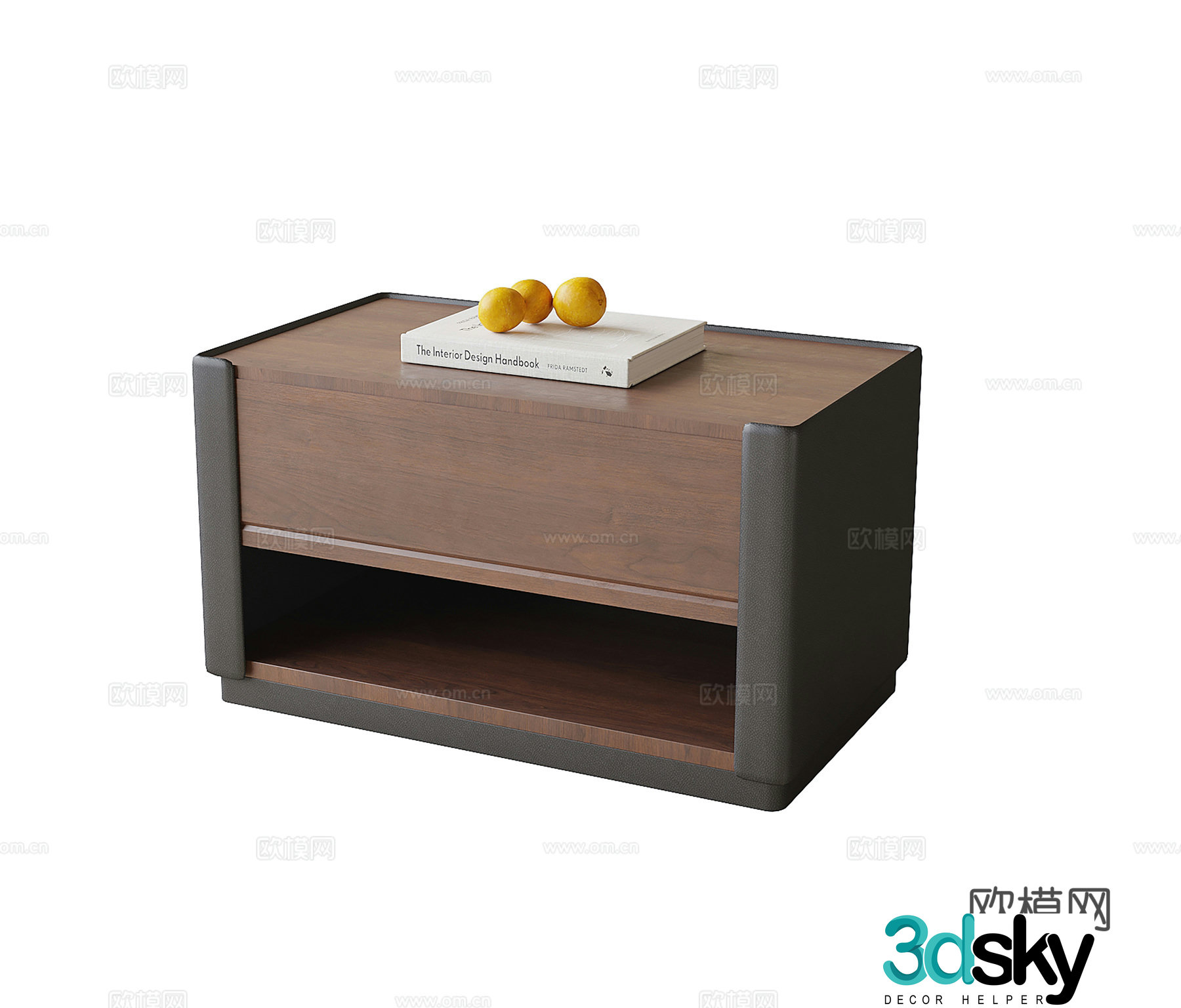 Modern night table 3d model