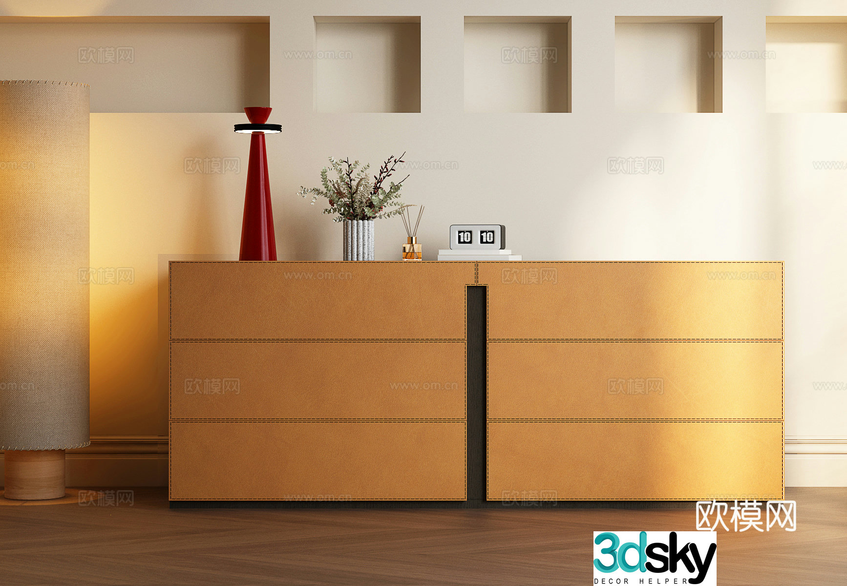 Modern Italian porch cabinet Italian porch cabinet Italian side cabinet Modern side cabinet Modern Italian decor 3D model
