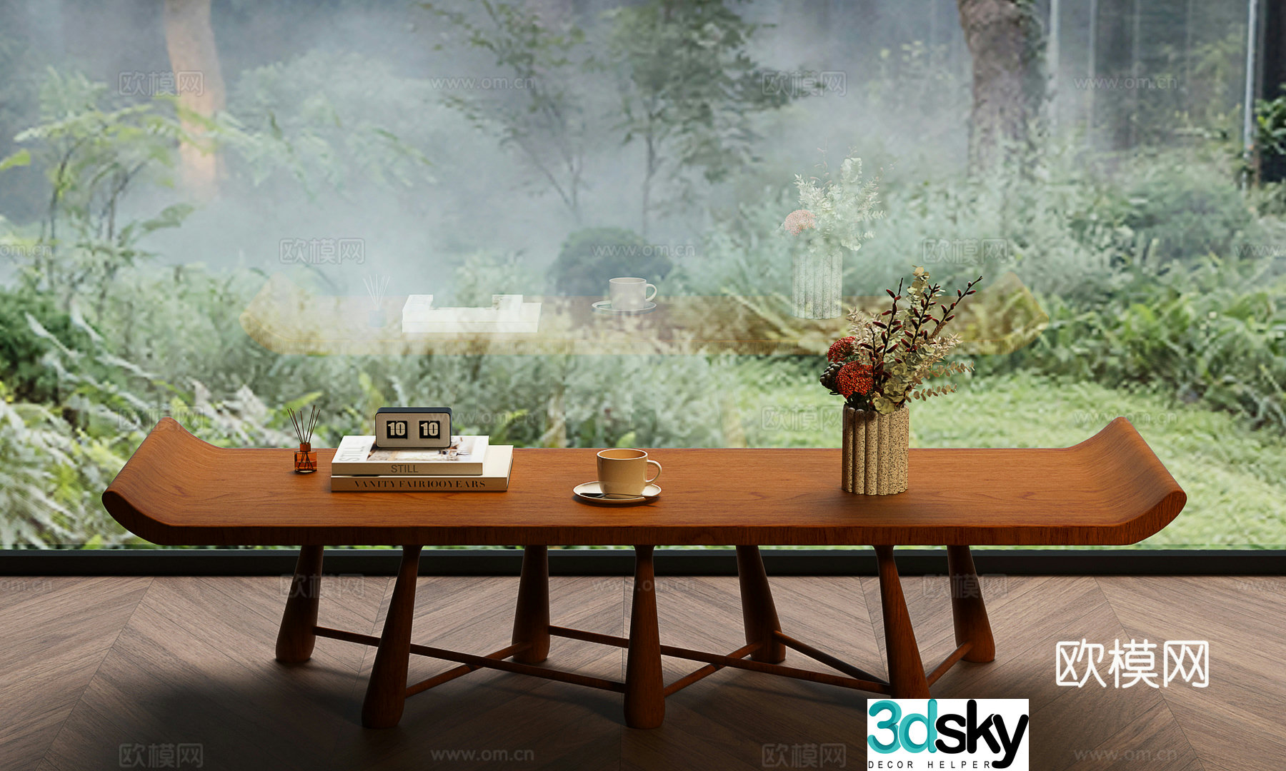 New Chinese tea table New Chinese tea table New Chinese stool 3D model