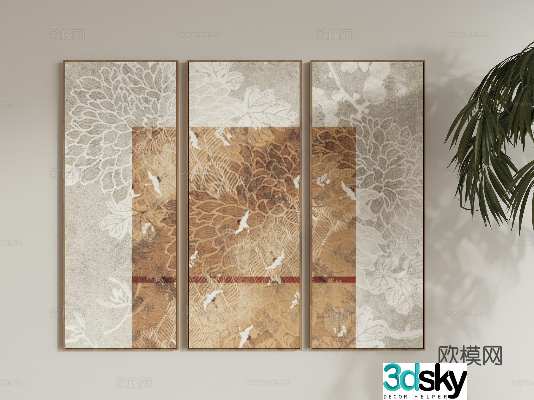 Combination hanging painting 3D model