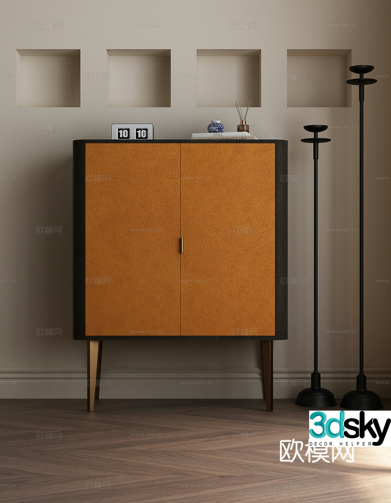 Modern sideboard modern decorative cabinet modern sideboard modern wine cabinet 3D model