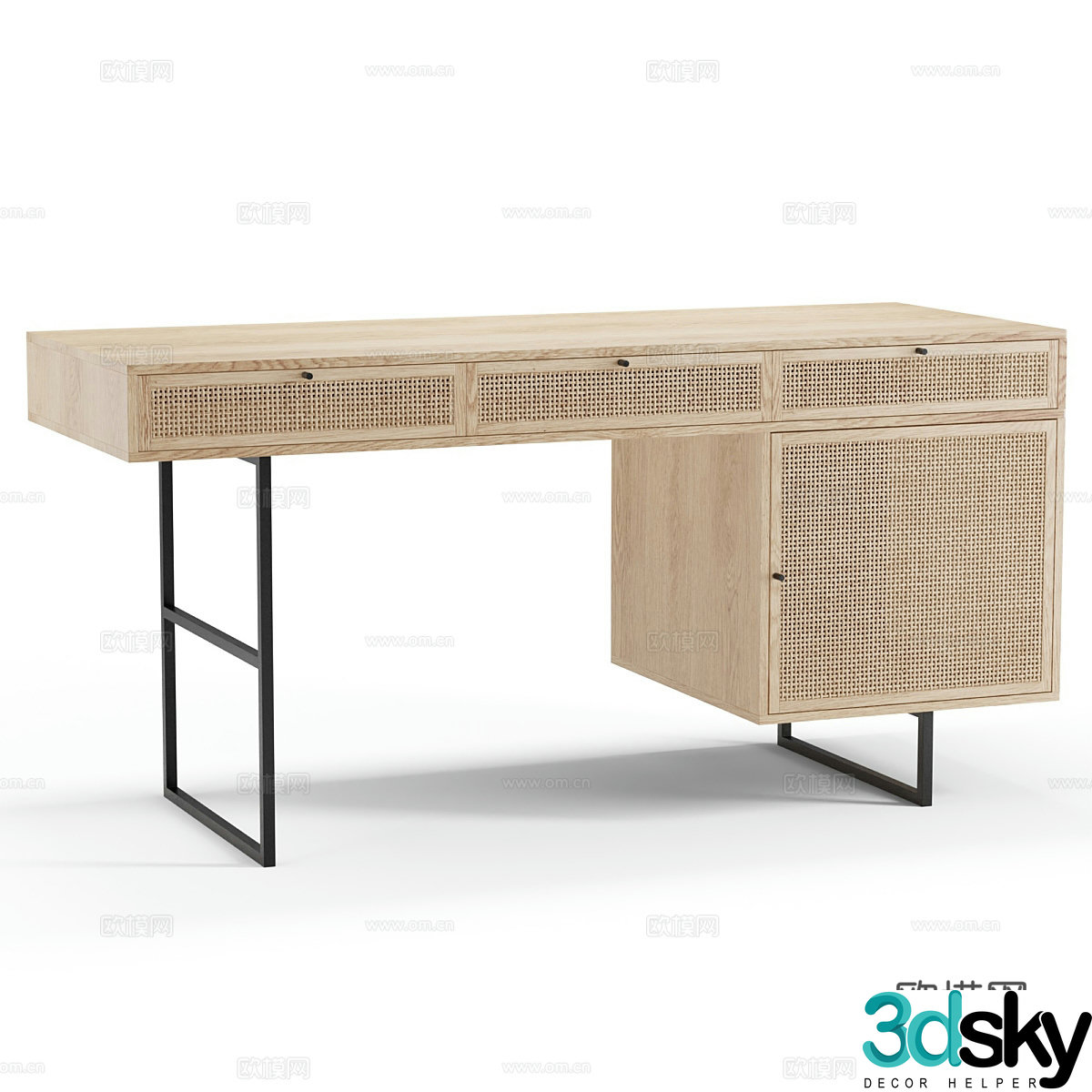 New Chinese desk 3D model