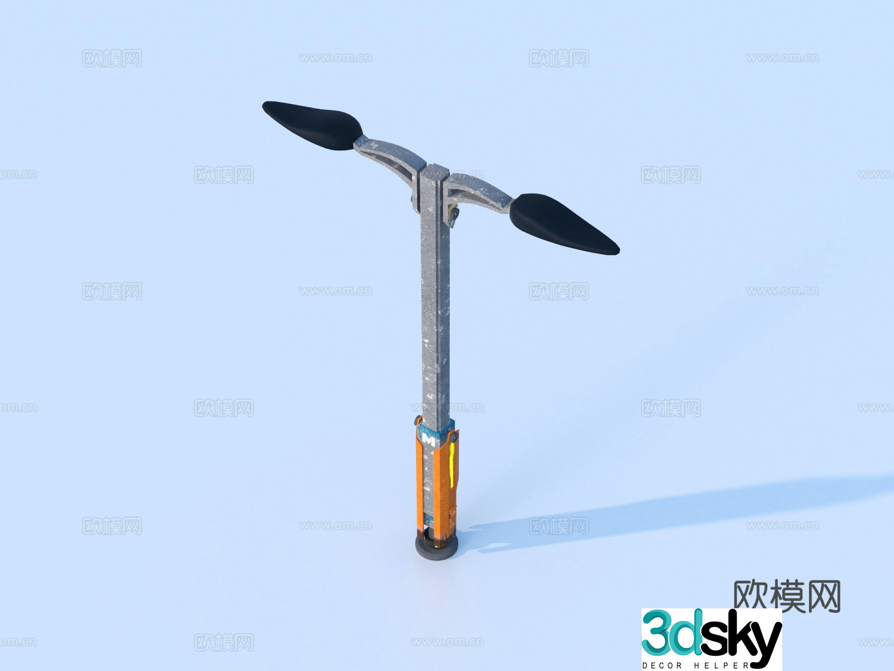 Street lights Outdoor lights Landscape street lights 3d model