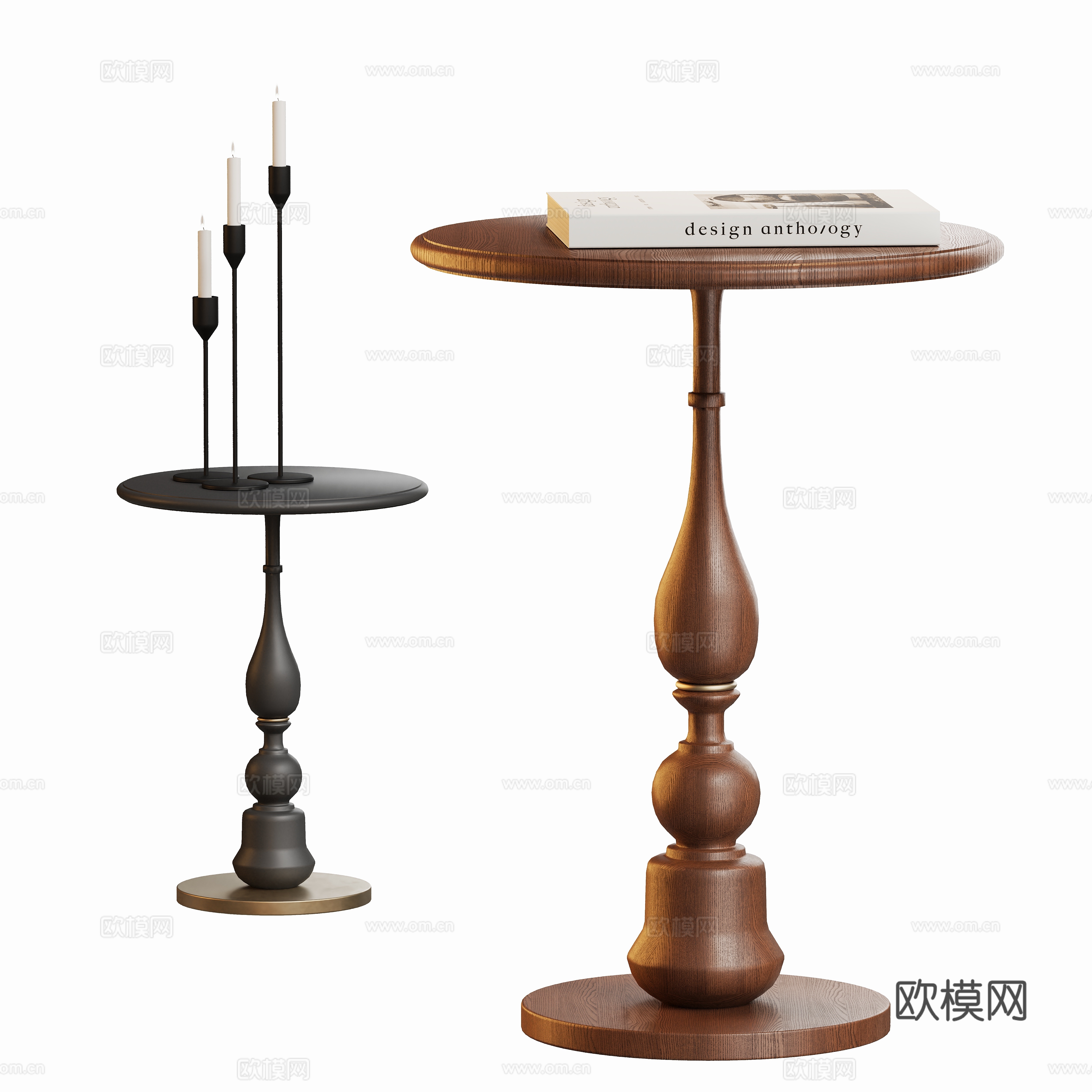 Modern French round corners and sides 3D model