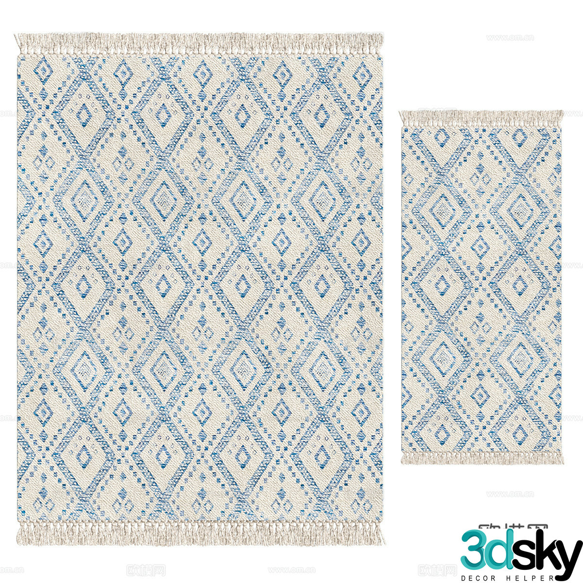 Square carpet 3d model