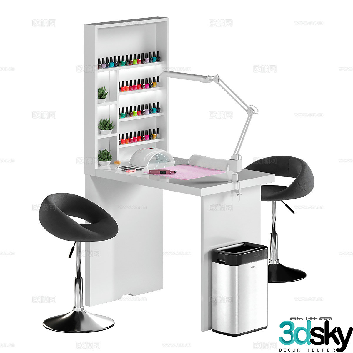 Nail Art 3D Model