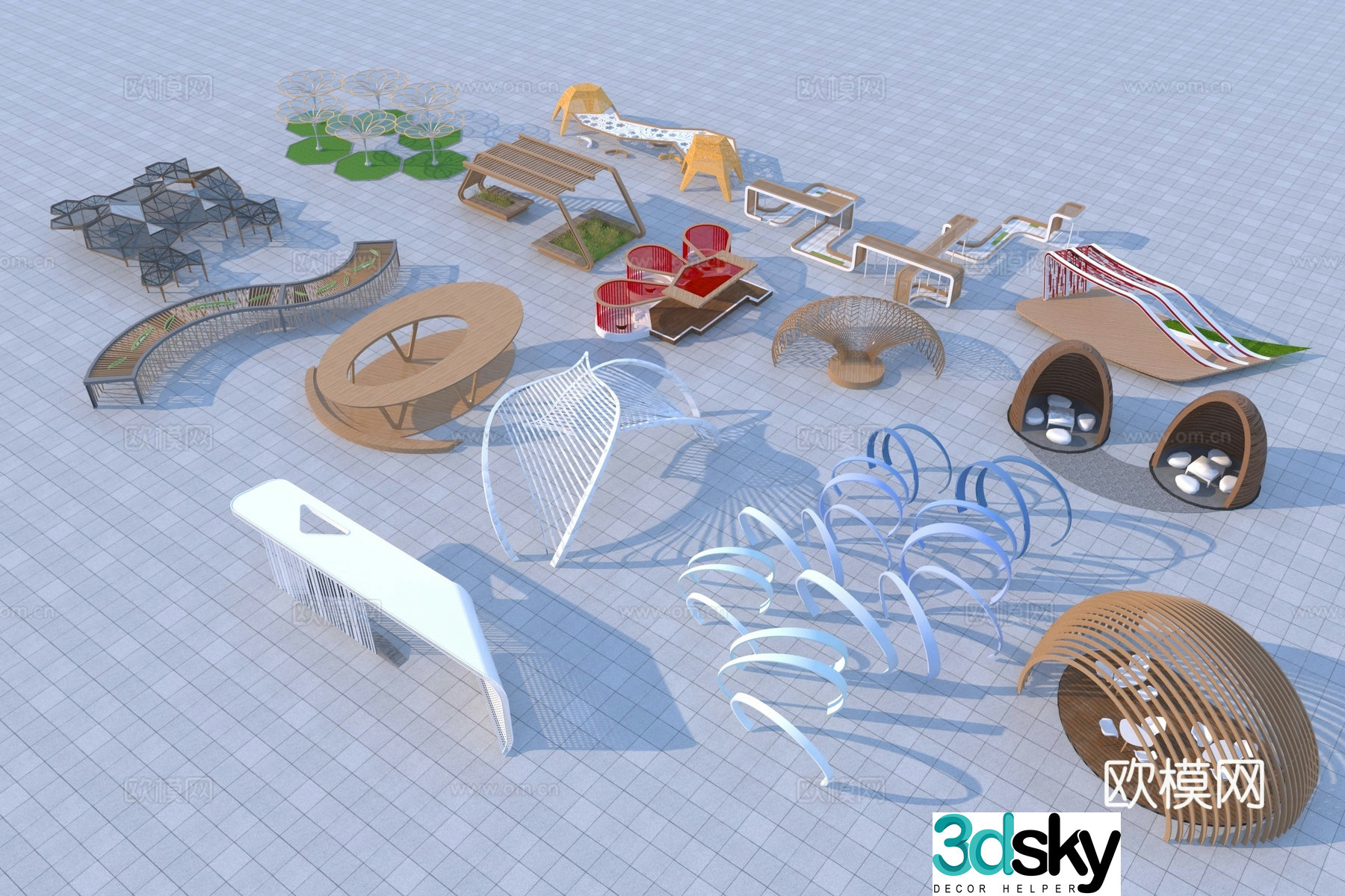Modern Gallery Frame Metal Gallery Frame 3D Model