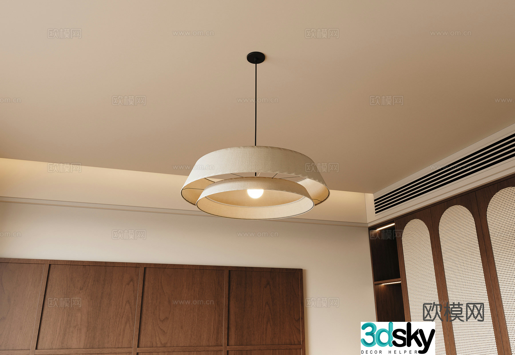 3D model of medieval style chandelier
