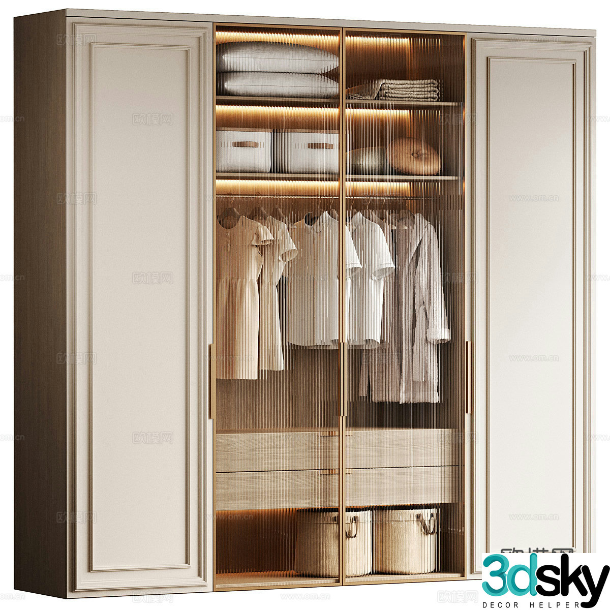 Side cabinet 3D model