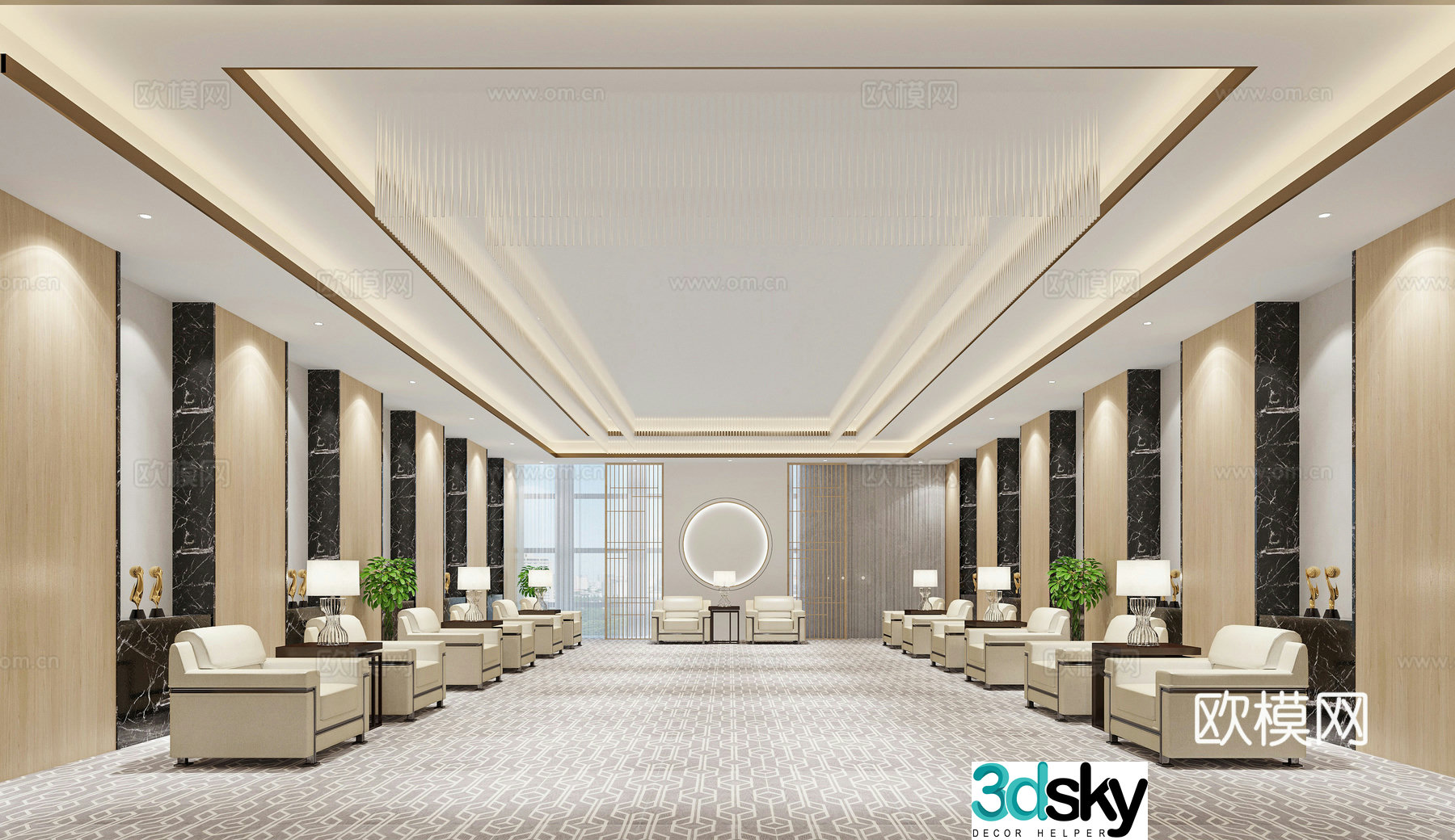 Reception 3D model