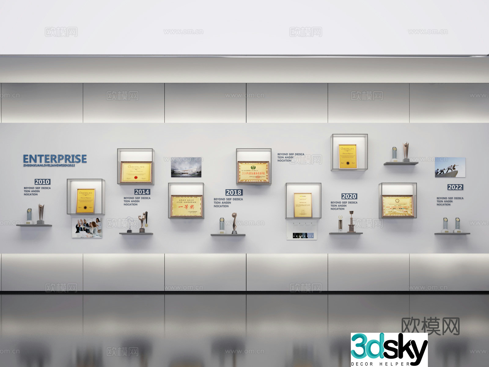 Honor wall 3d model