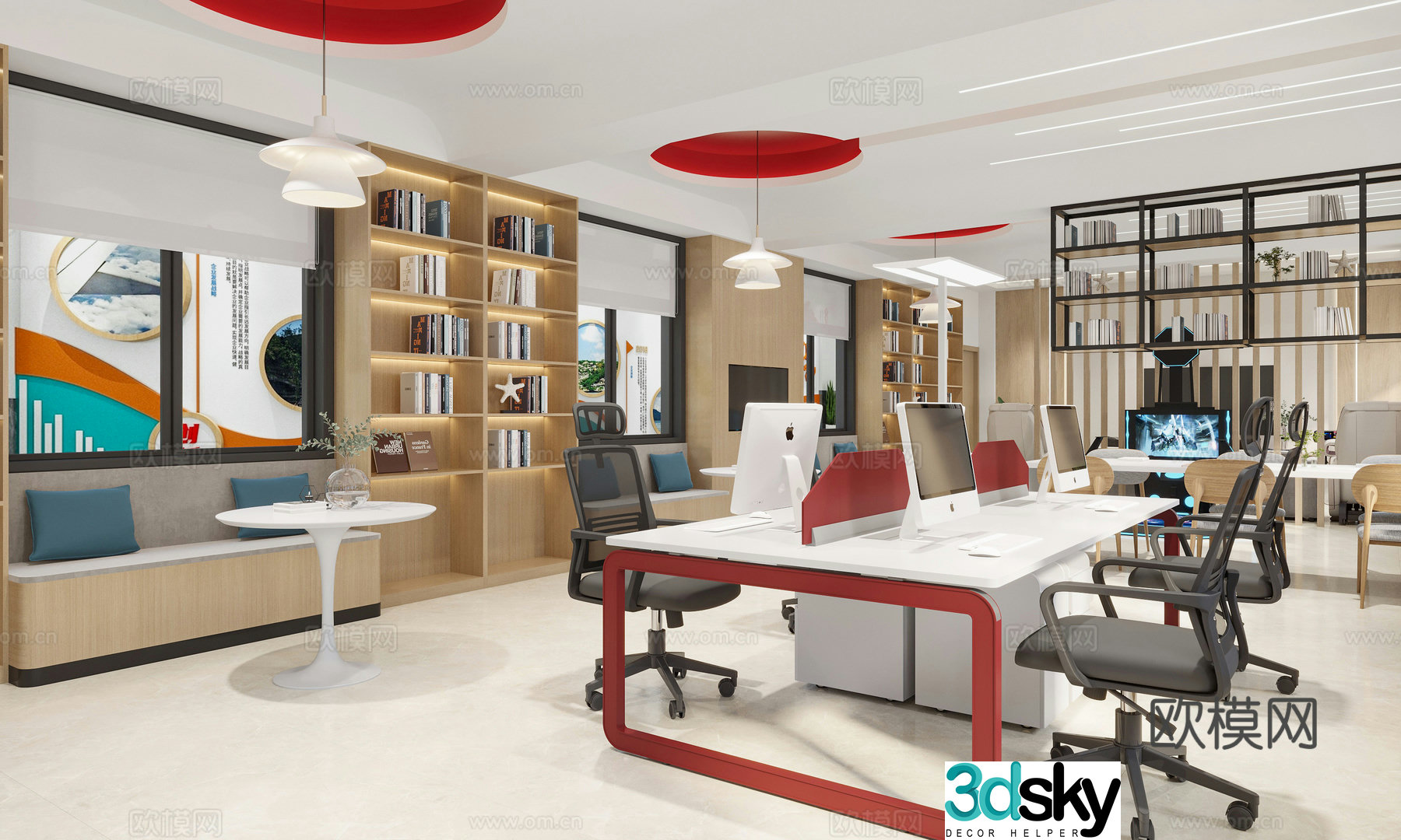 Exhibition hall 3d model