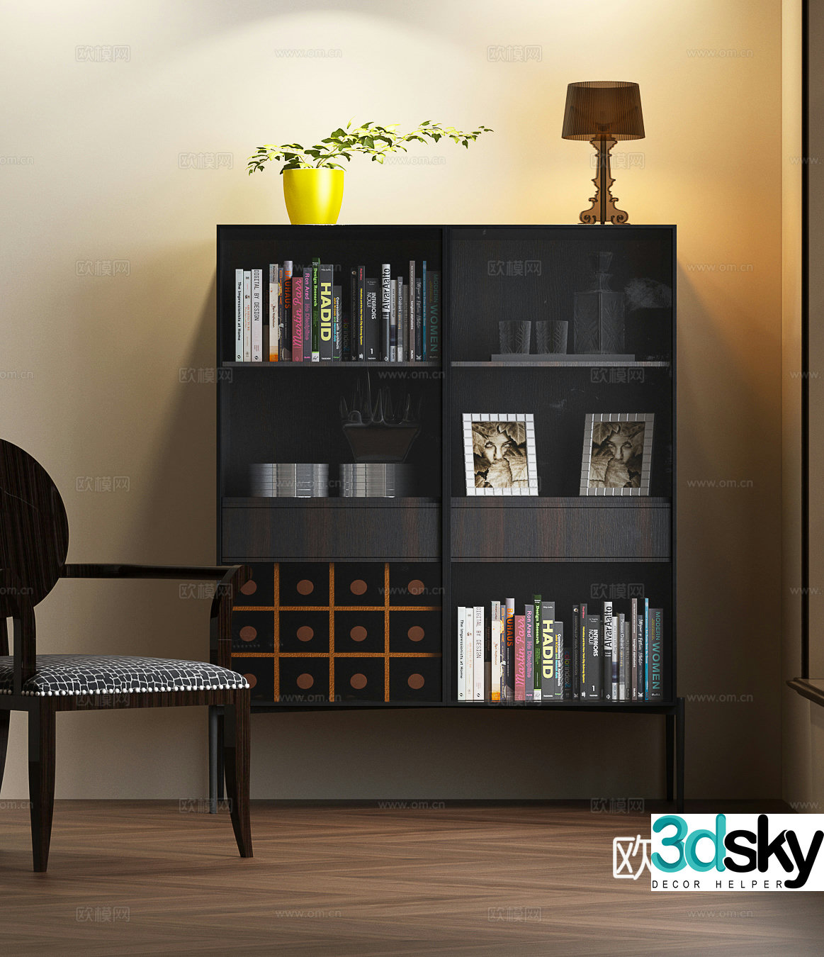 Modern wine cabinet Italian wine cabinet Modern wine cabinet 3D model