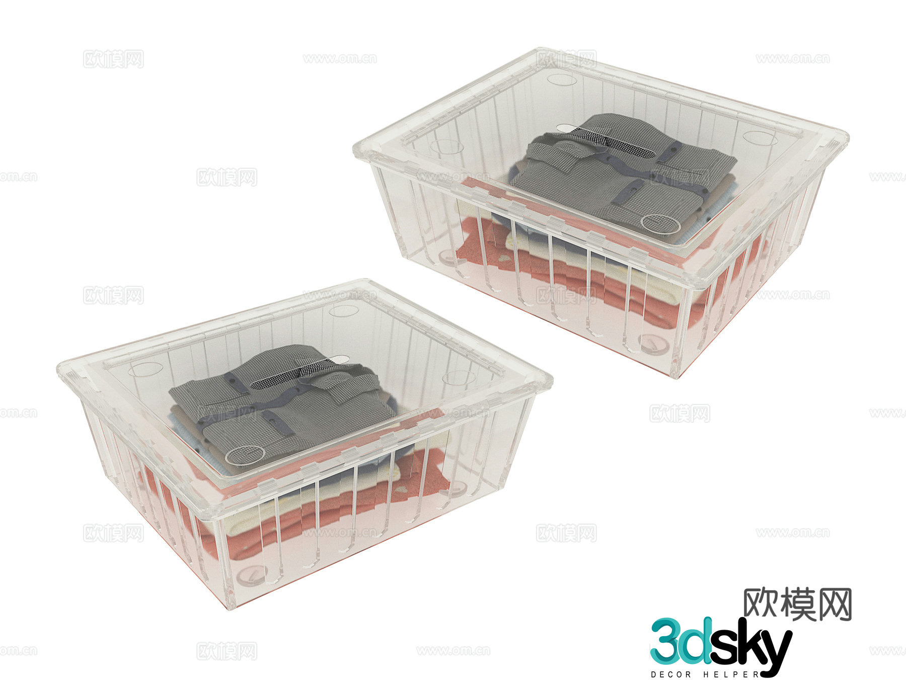 Daily necessities Storage box 3D model