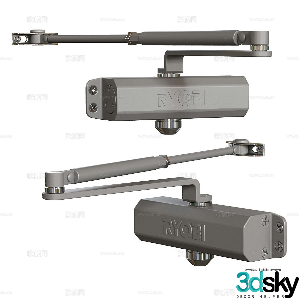 Door Closer 3D Model