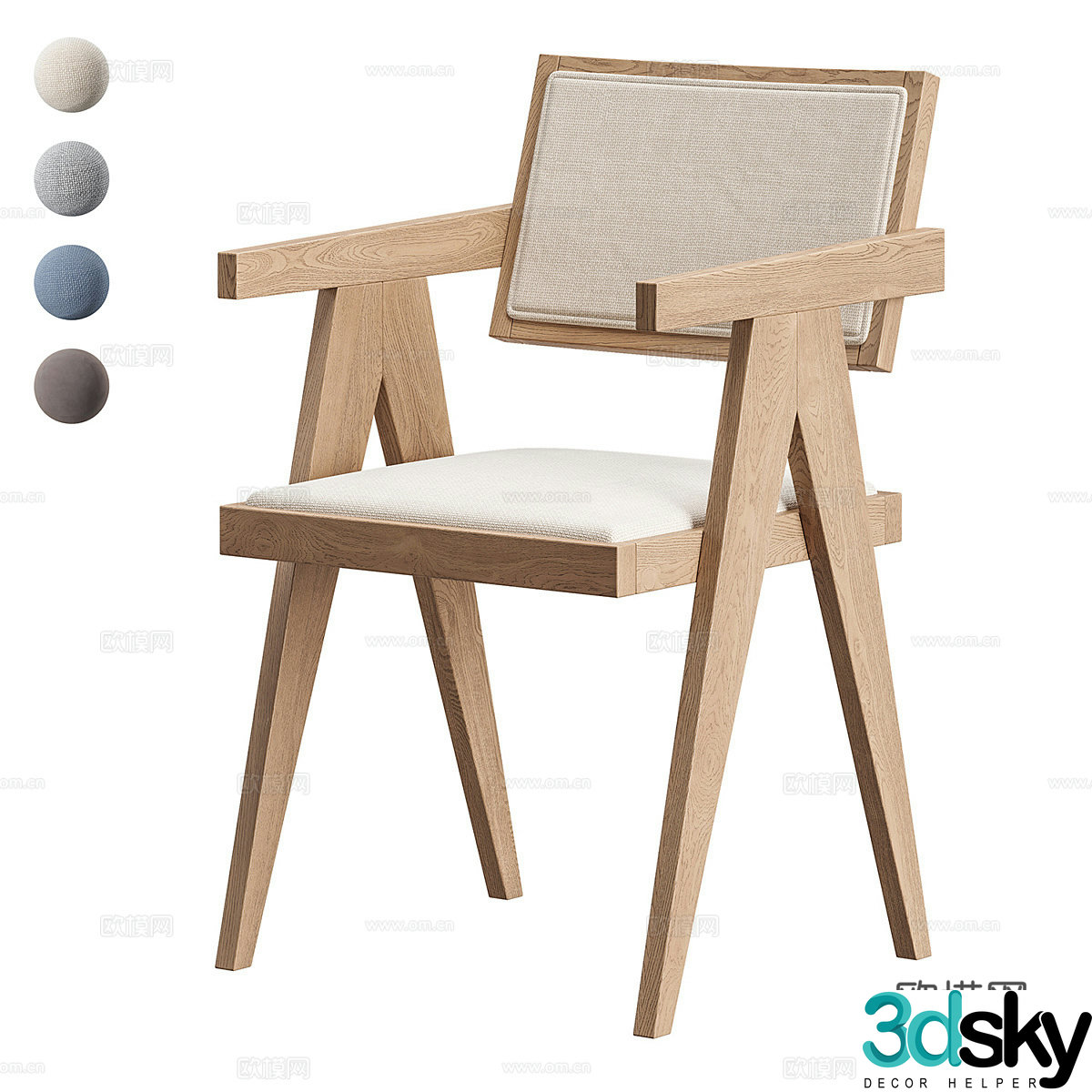 Dining chair 3d model