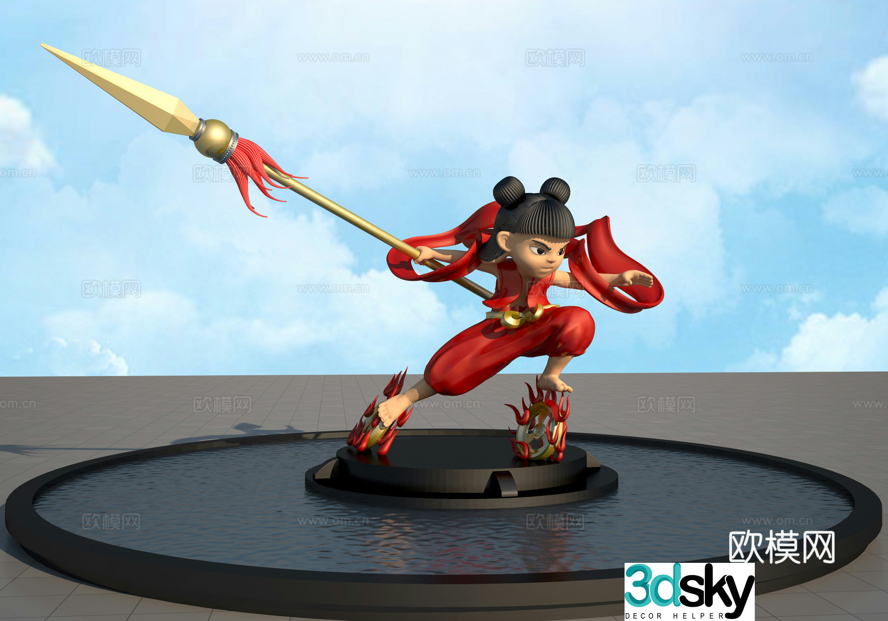 Nezha 3d model