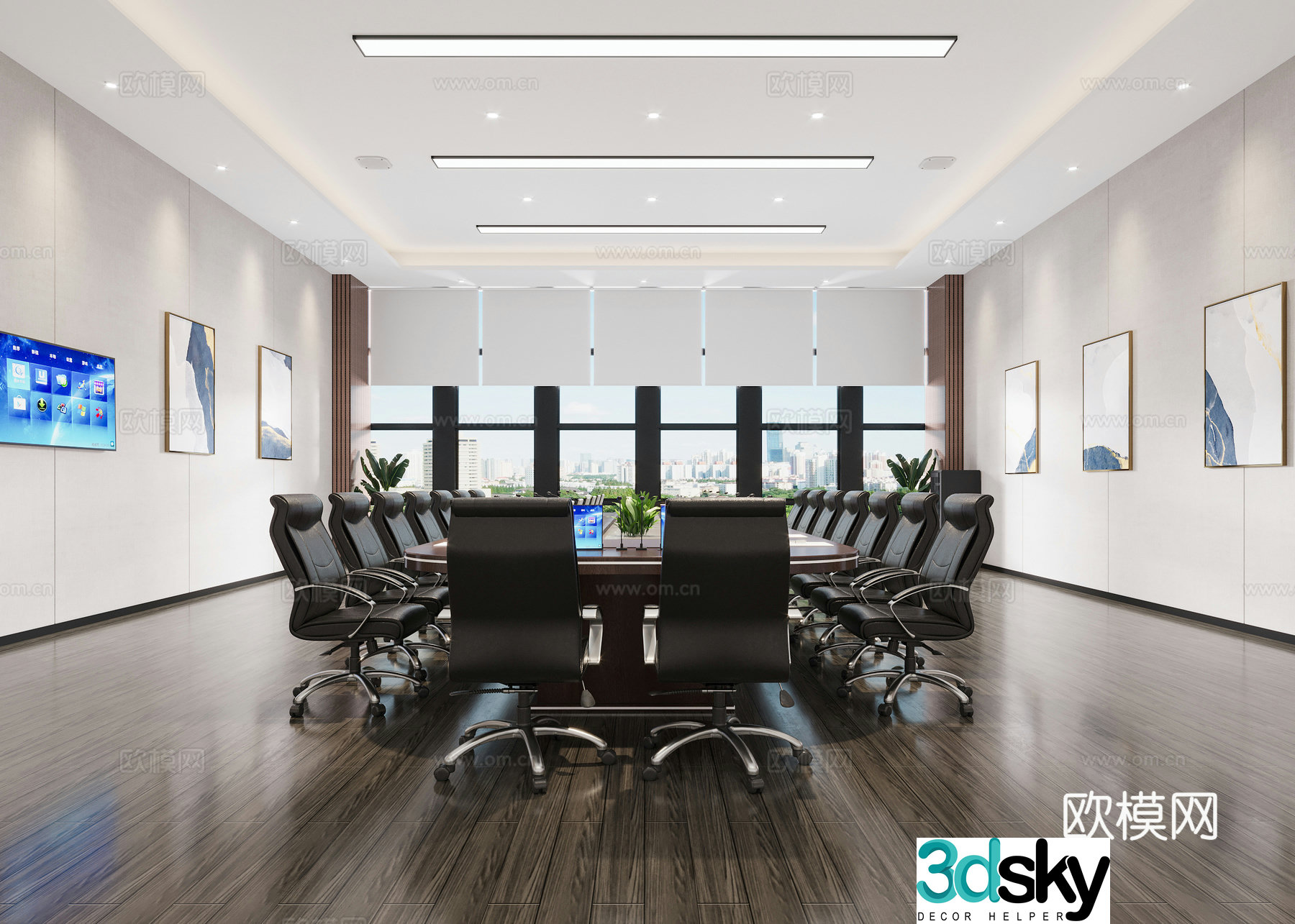Conference room 3d model
